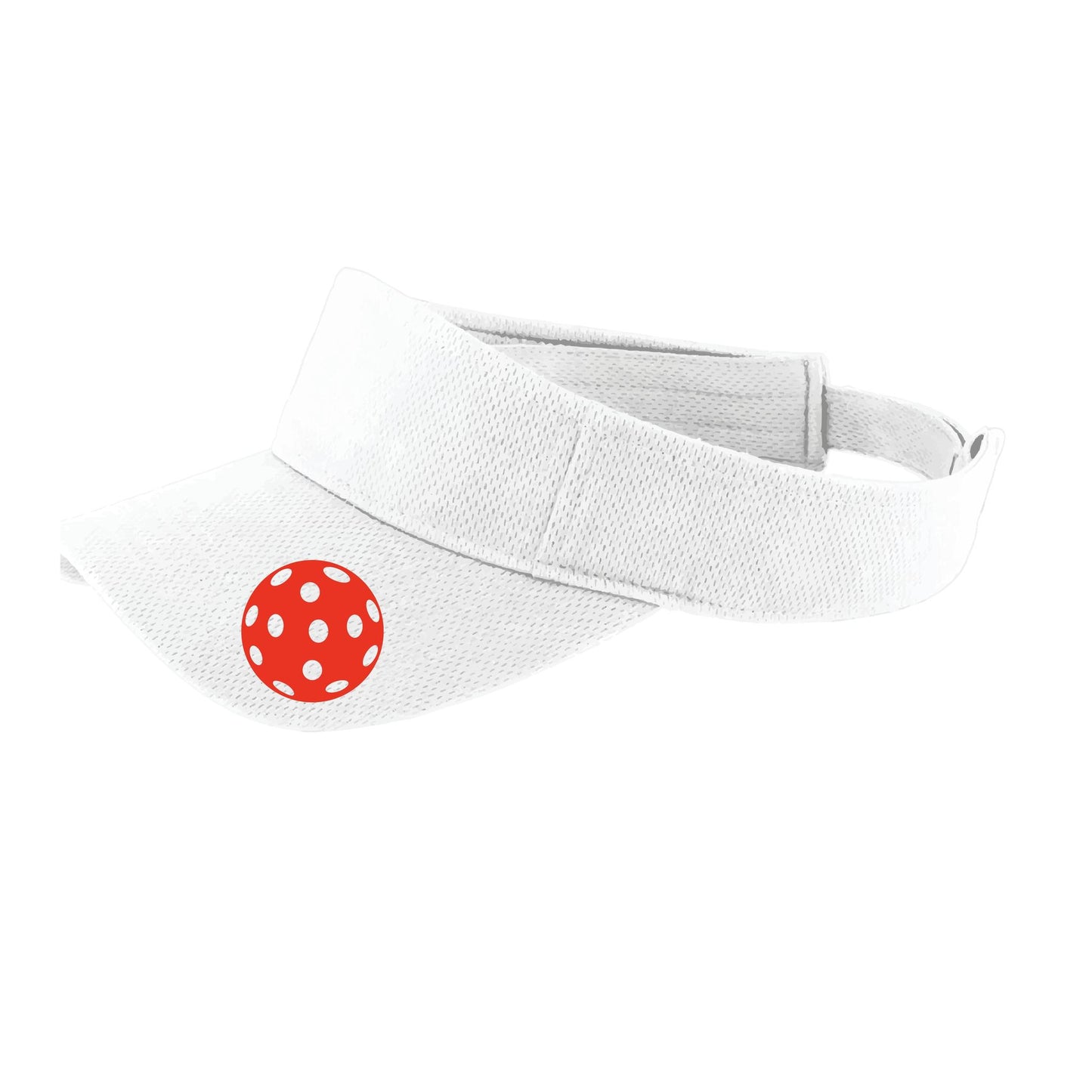 Red Pickleball (Customizable) | Pickleball Visors | Moisture Wicking 100% Polyester