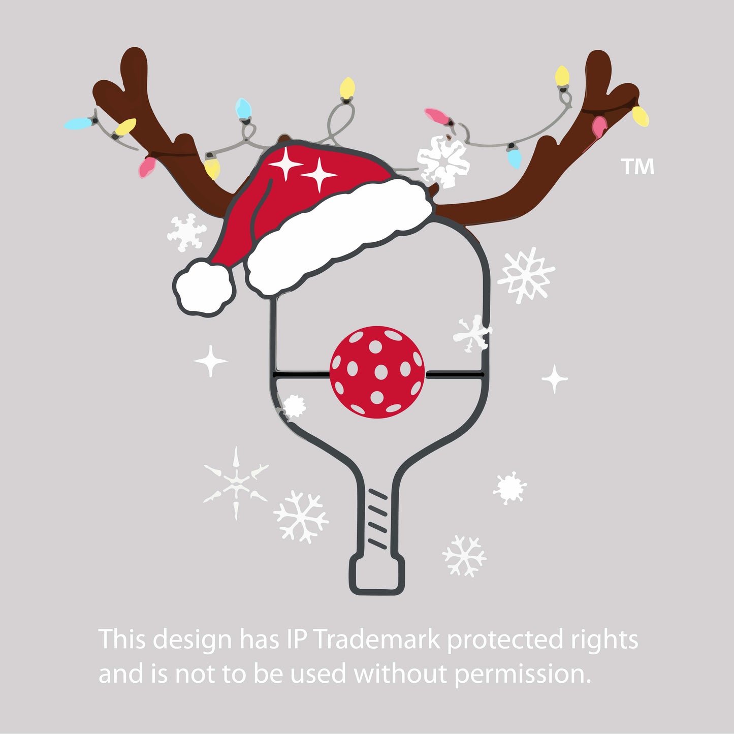 Rudolph The Pickling Reindeer Paddle | Youth Short Sleeve Pickleball Performance T-Shirts | 100% Polyester