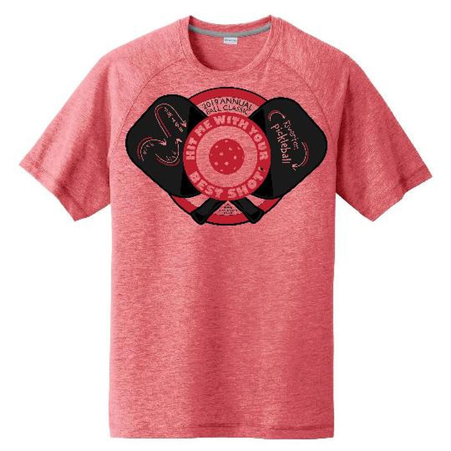 Riverton City Pickleball Tournament | Men's Short Sleeve Athletic Performance T-Shirt | Pickleball Tournaments