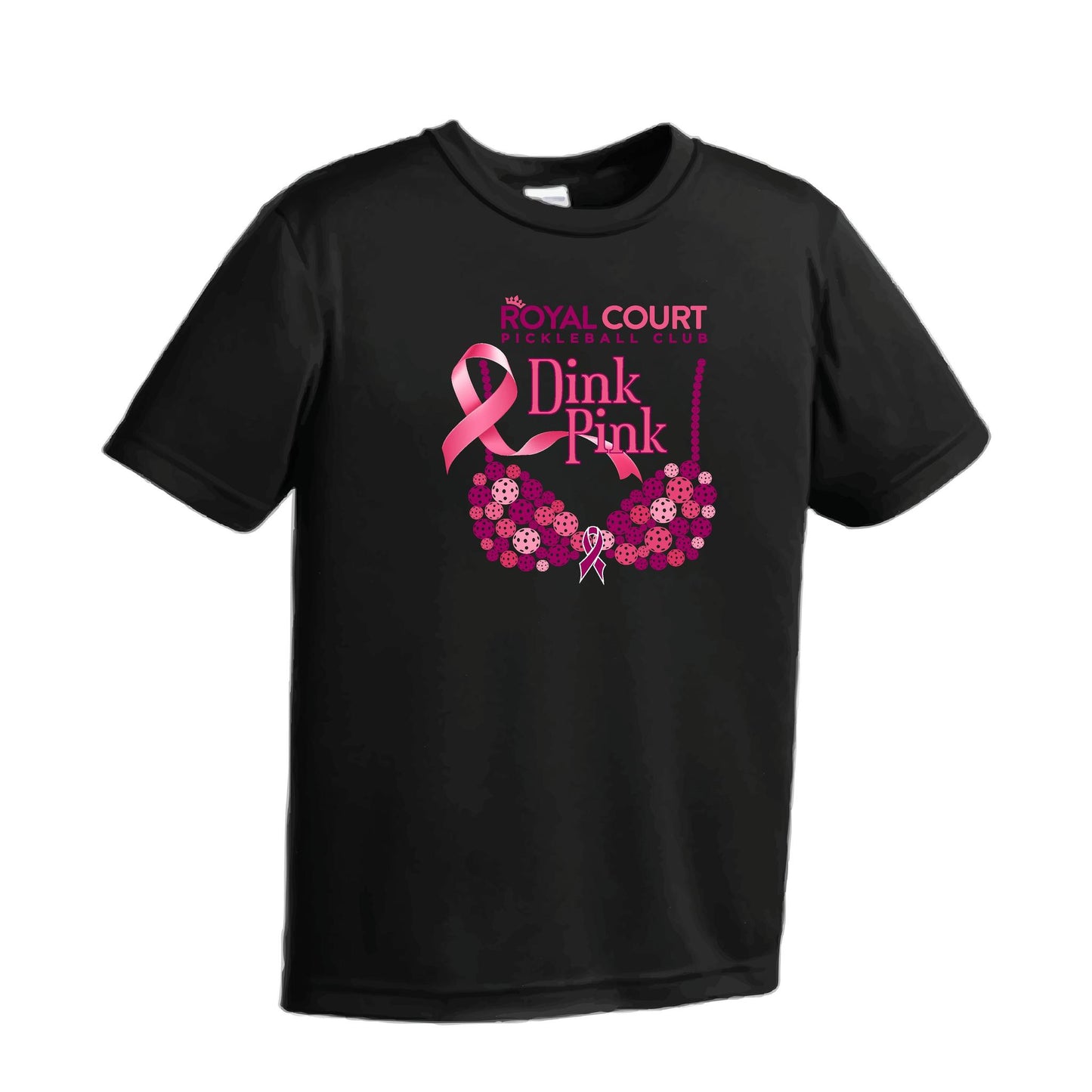 Royal Court Dink Pink | Men's Short Sleeve Athletic Performance T-Shirt | 100% Polyester