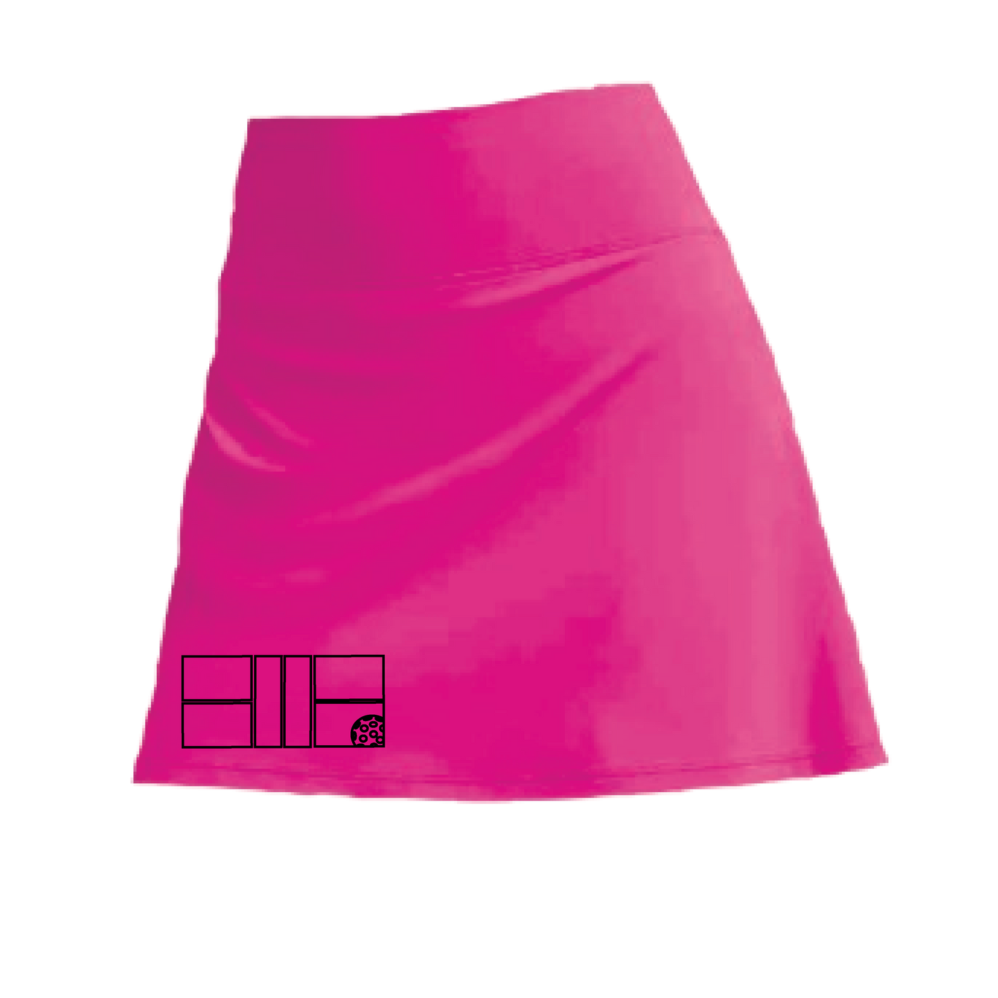 Dink Dink Smash (Black) | Women's Pickleball Skort