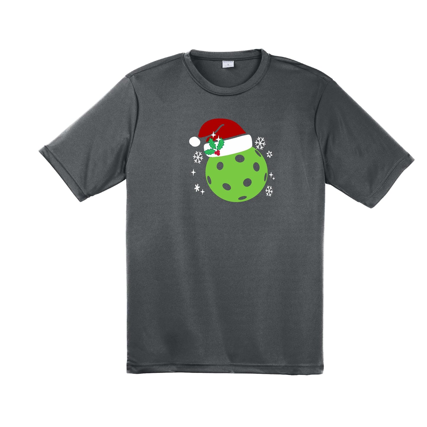 Santa Hat | Men's Short Sleeve Athletic Performance T-Shirt | 100% Polyester