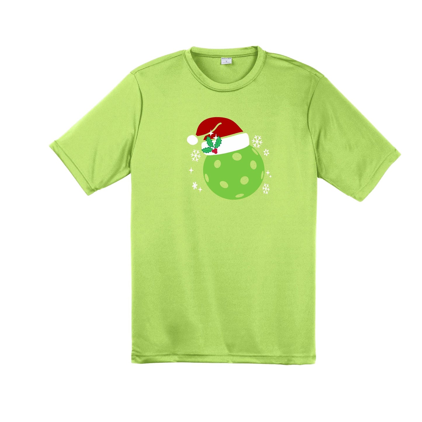 Santa Hat | Men's Short Sleeve Athletic Performance T-Shirt | 100% Polyester