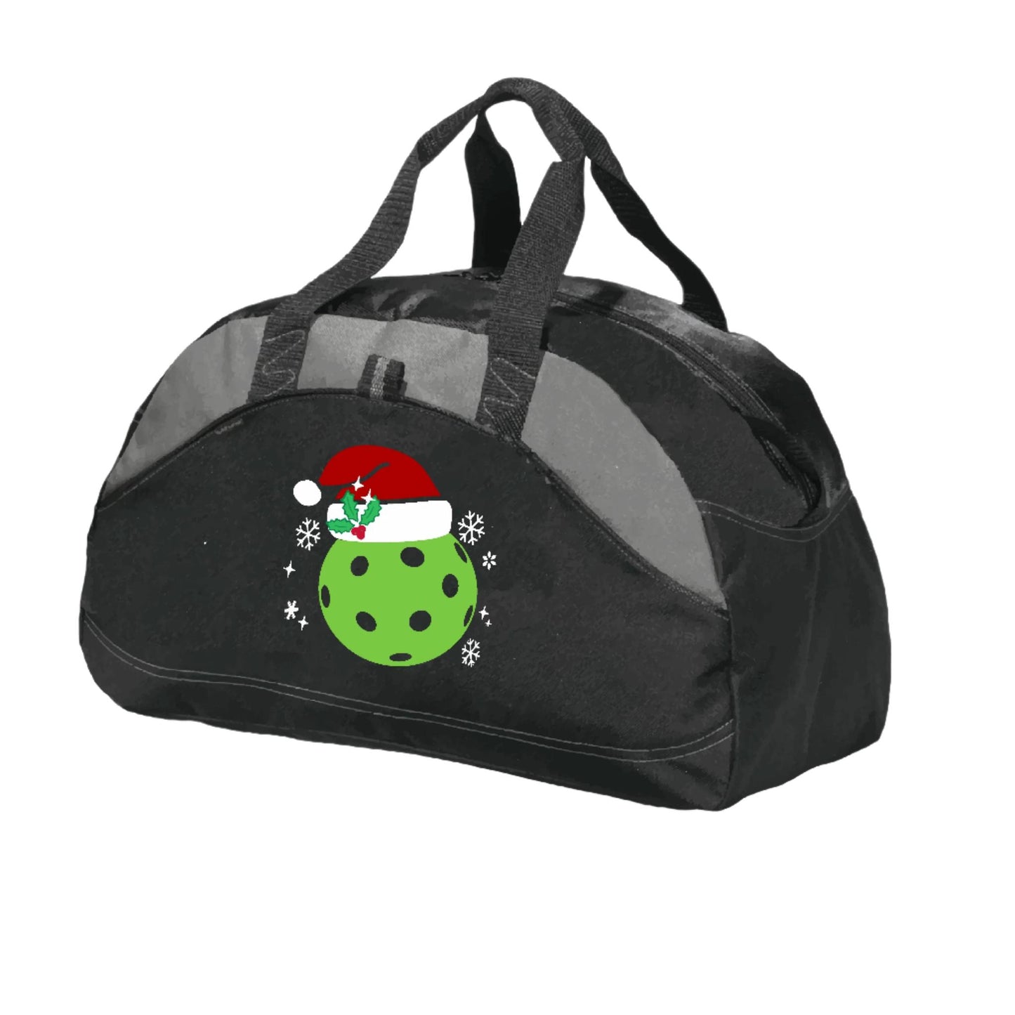 Santa Hat | Pickleball Sports Duffel | Medium Size Court Bag