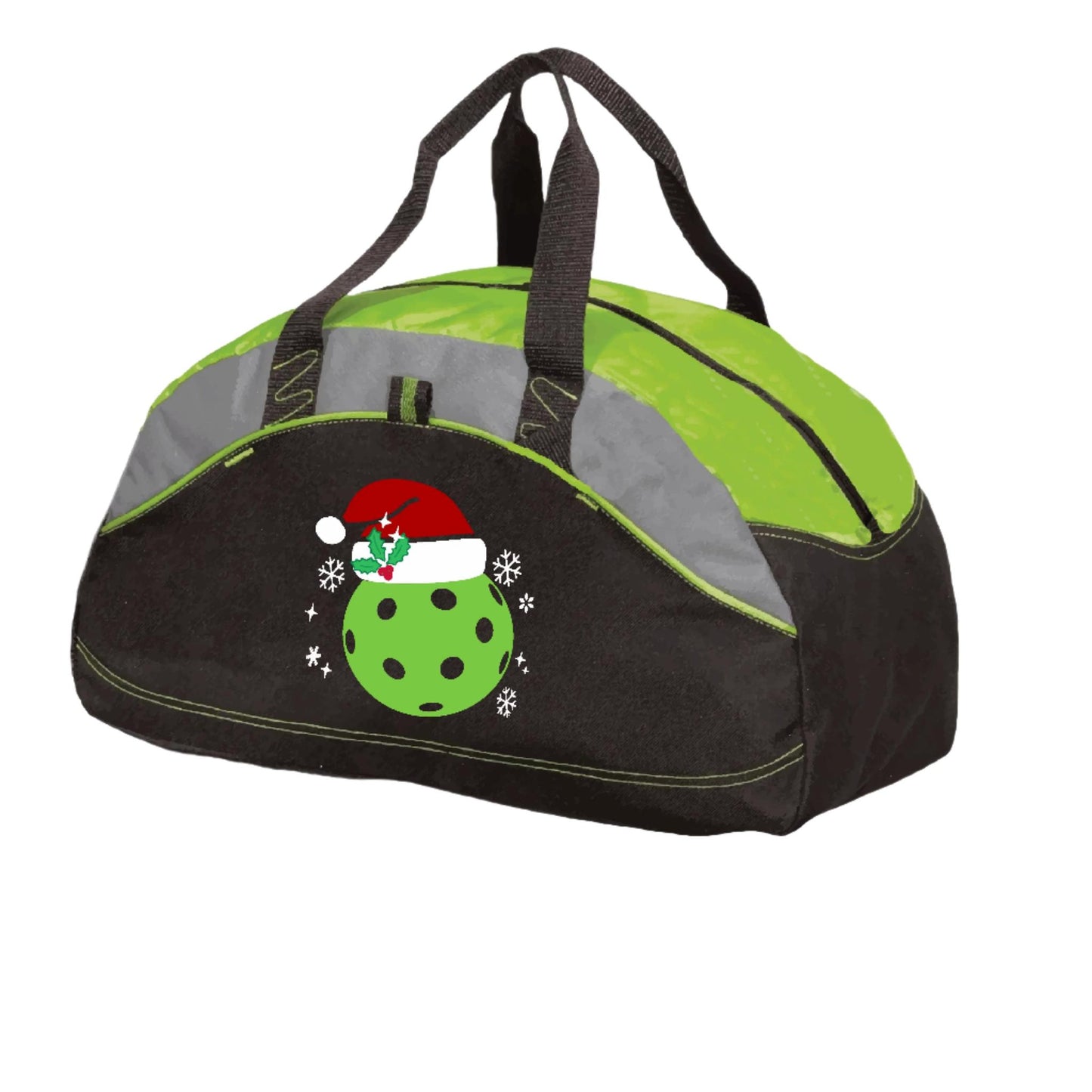 Santa Hat | Pickleball Sports Duffel | Medium Size Court Bag