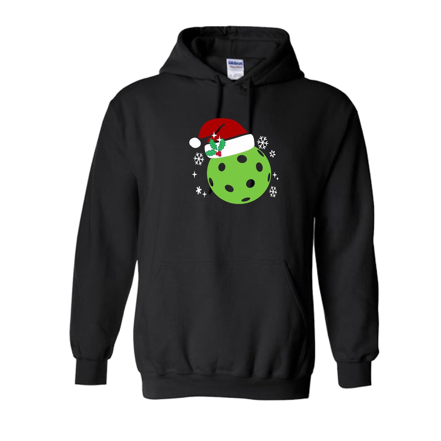 Santa Hat | Unisex Hoodie Athletic Sweatshirt | 50% Cotton/50% Polyester