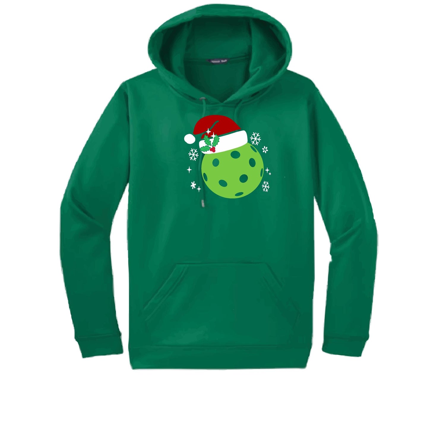 Santa Hat | Unisex Hoodie Athletic Sweatshirt | 50% Cotton/50% Polyester