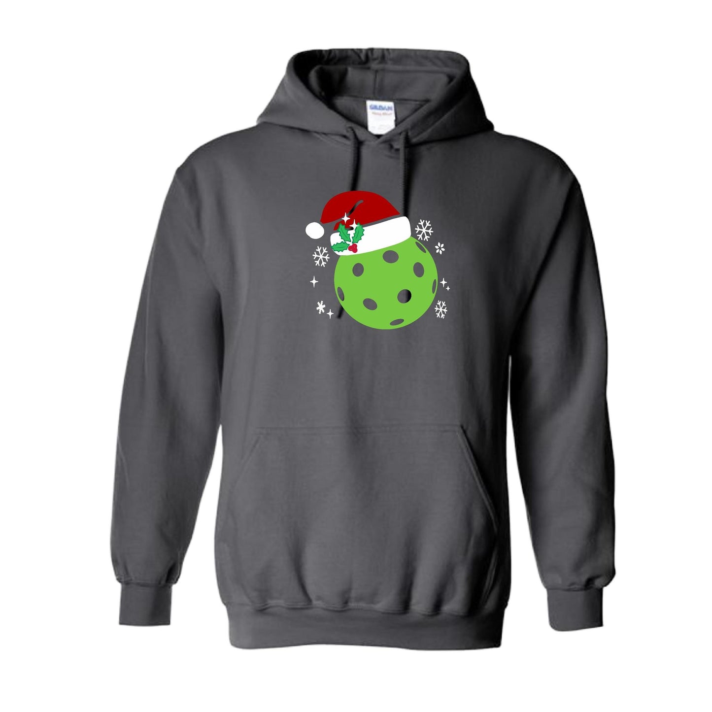 Santa Hat | Unisex Hoodie Athletic Sweatshirt | 50% Cotton/50% Polyester