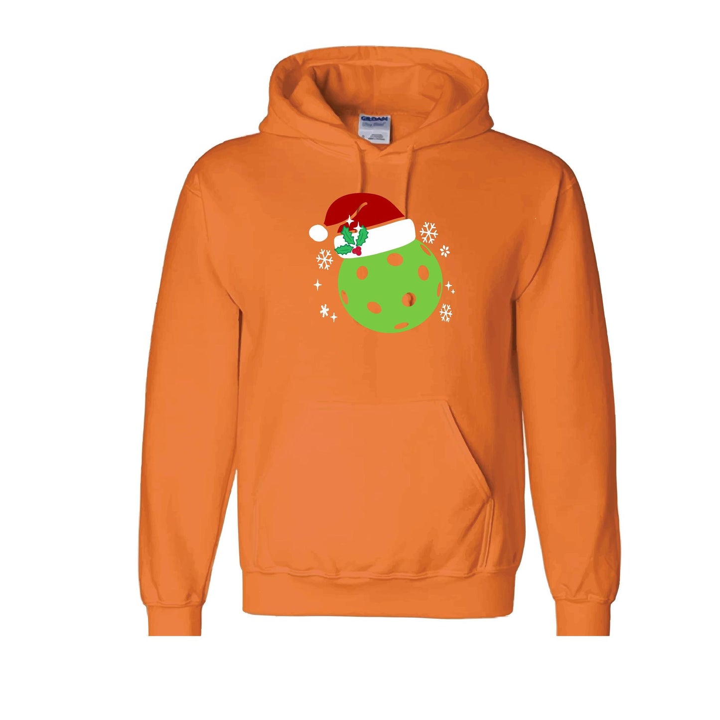 Santa Hat | Unisex Hoodie Athletic Sweatshirt | 50% Cotton/50% Polyester