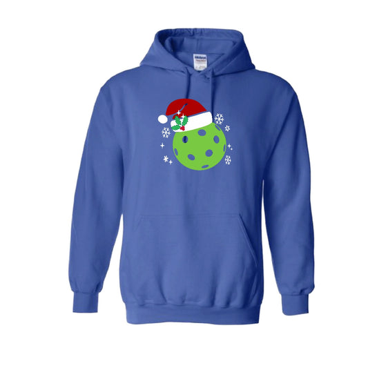 Santa Hat | Unisex Hoodie Athletic Sweatshirt | 50% Cotton/50% Polyester