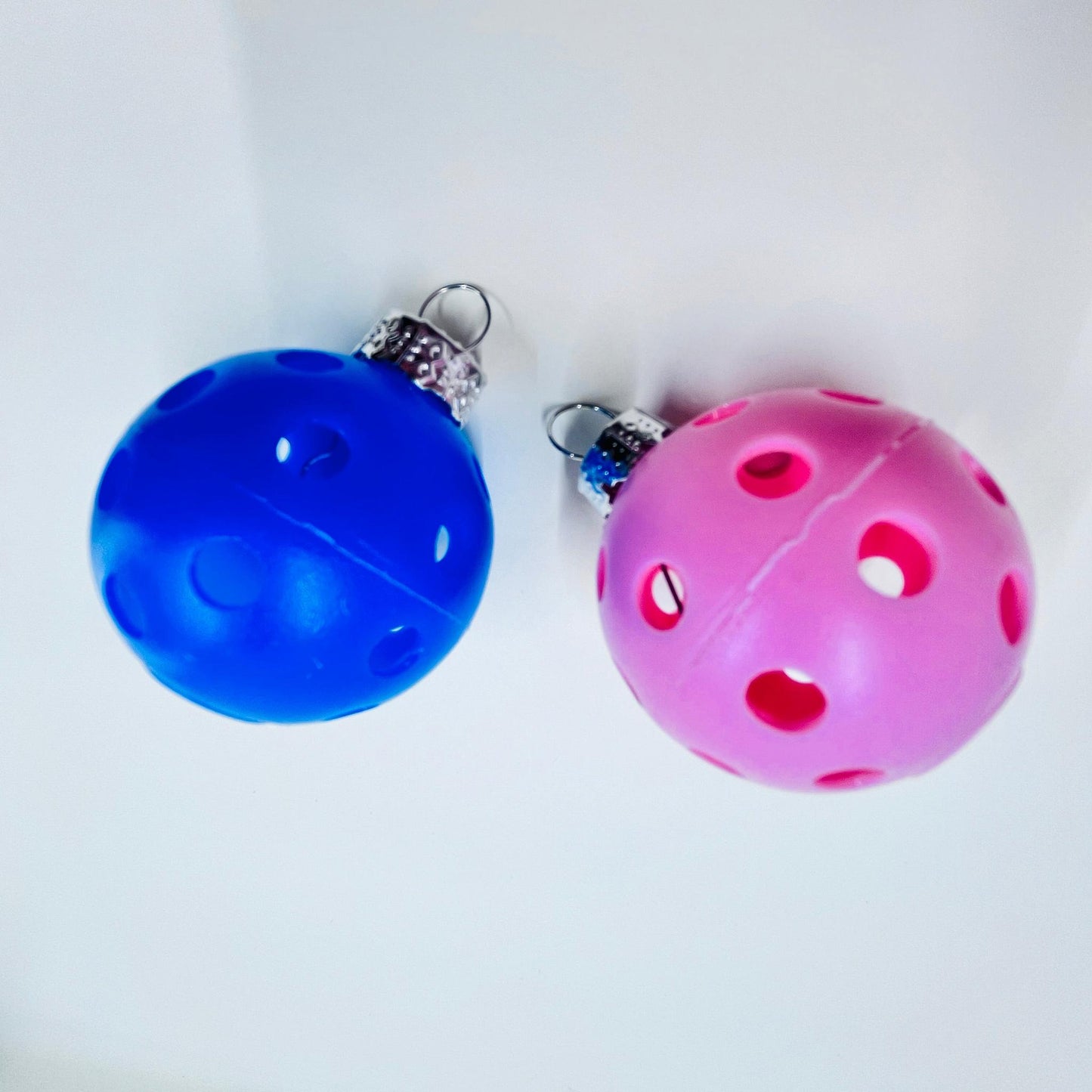 Set of 12 Mini Pickleball Christmas Ornaments | Pickleball Christmas Gifts And Decor