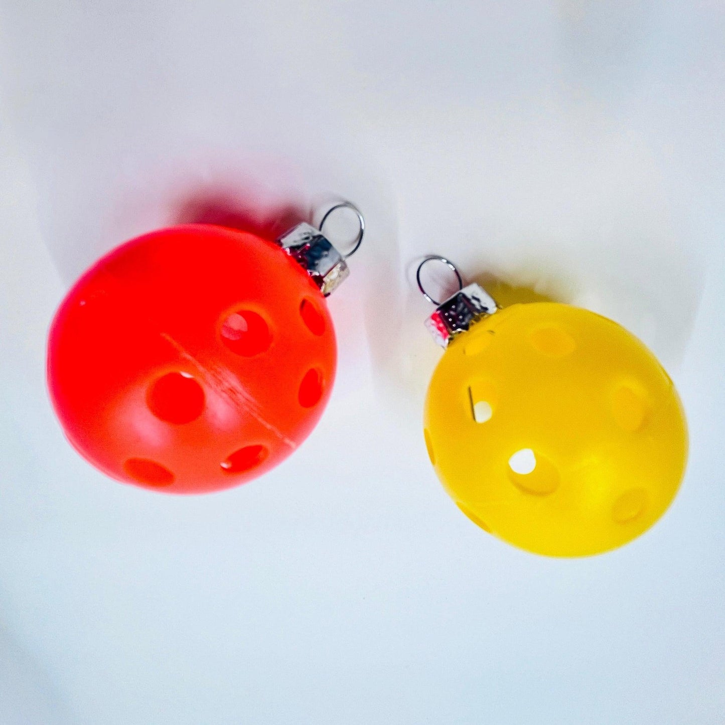 Set of 12 Mini Pickleball Christmas Ornaments | Pickleball Christmas Gifts And Decor