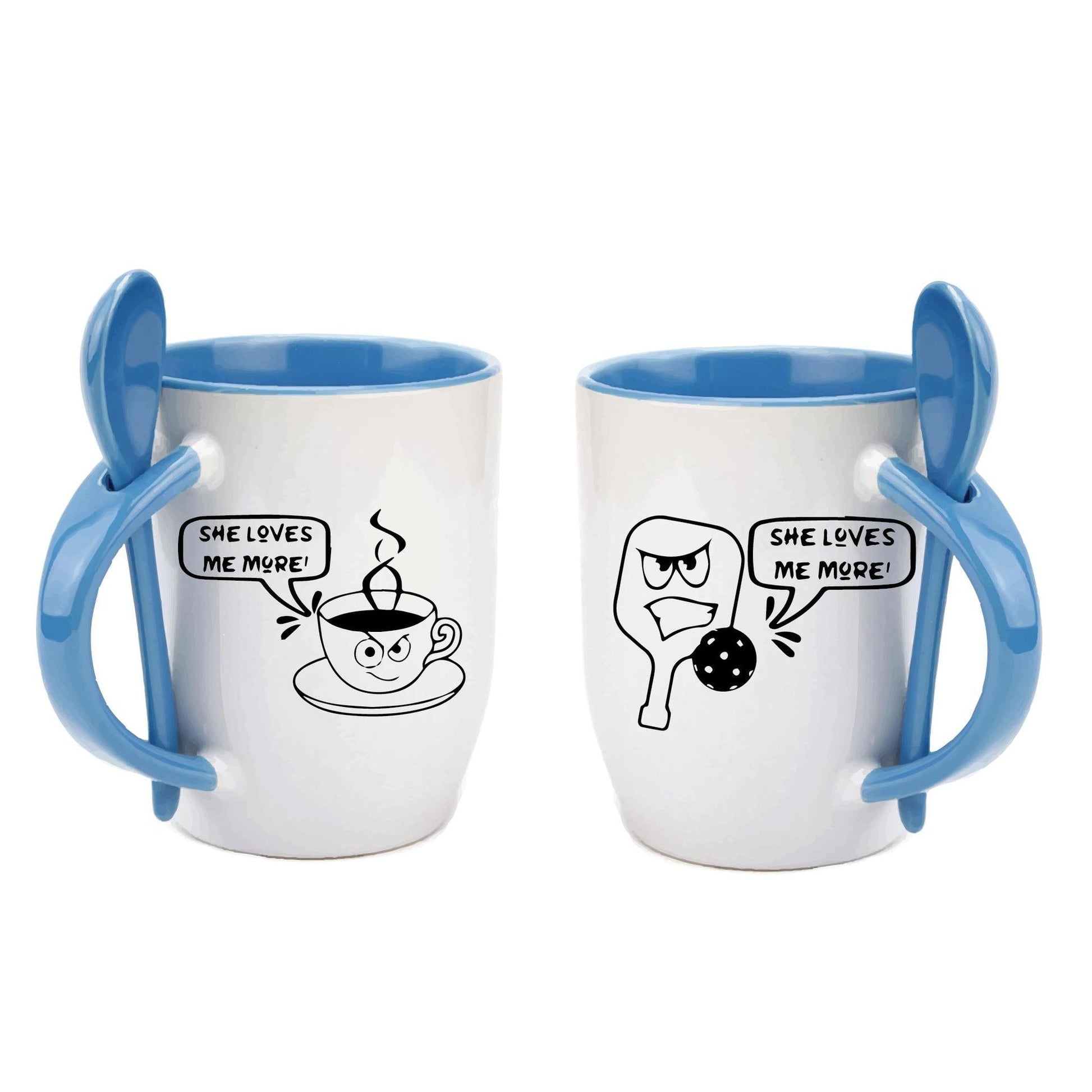 She loves Me More Than | Pickleball Coffee Cup | Fun Pickleball Gifts