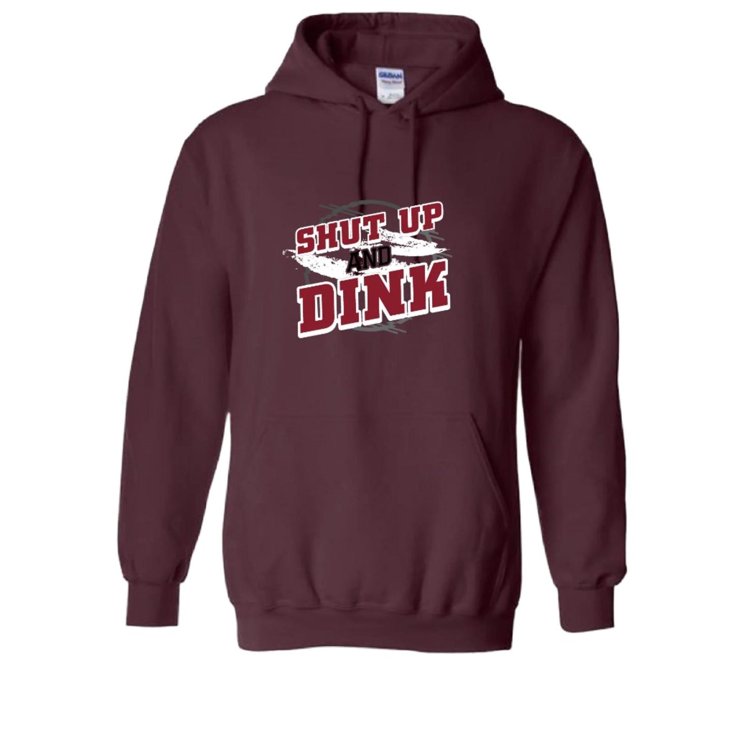 Shut Up And Dink | Unisex Hoodie Pickleball Sweatshirt | 50% Cotton 50% Polyester