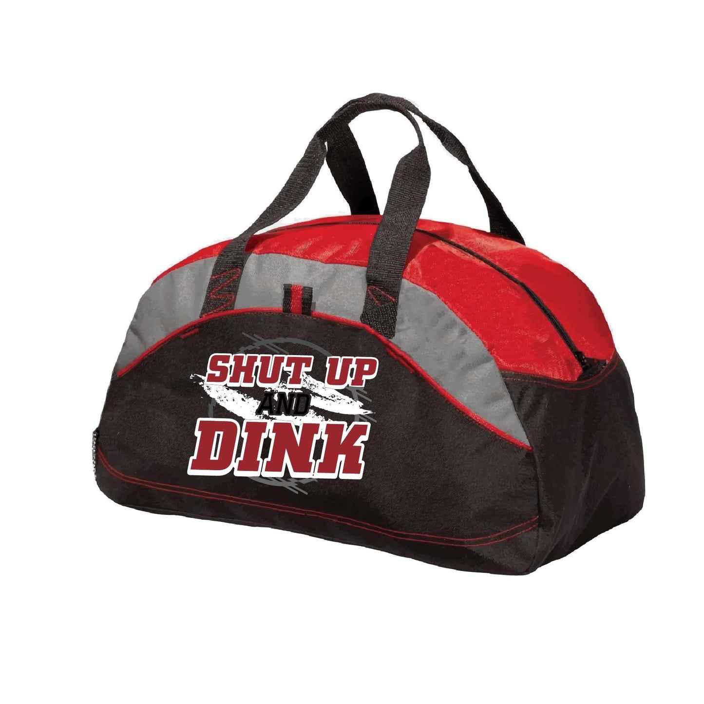Shut Up and Dink | Pickleball Sports Duffel | Medium Size Court Bag