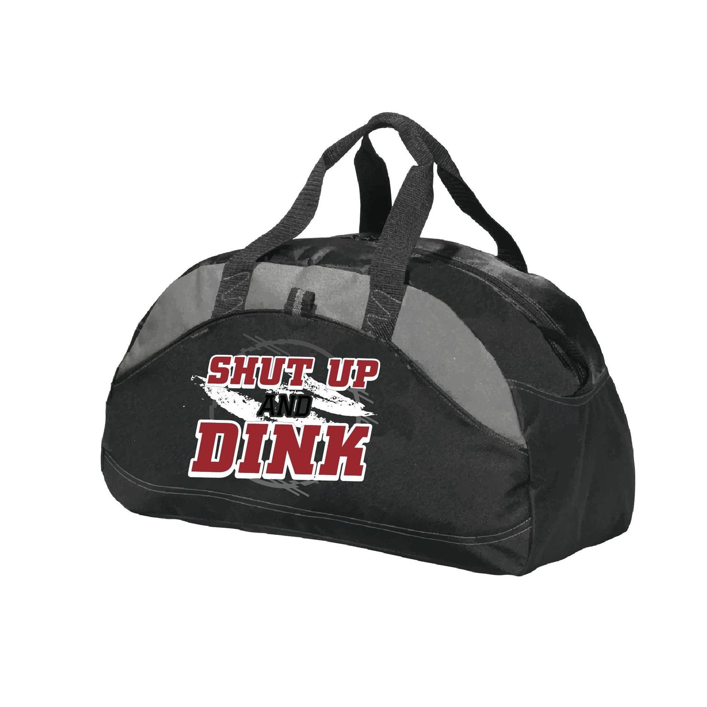Shut Up and Dink | Pickleball Sports Duffel | Medium Size Court Bag