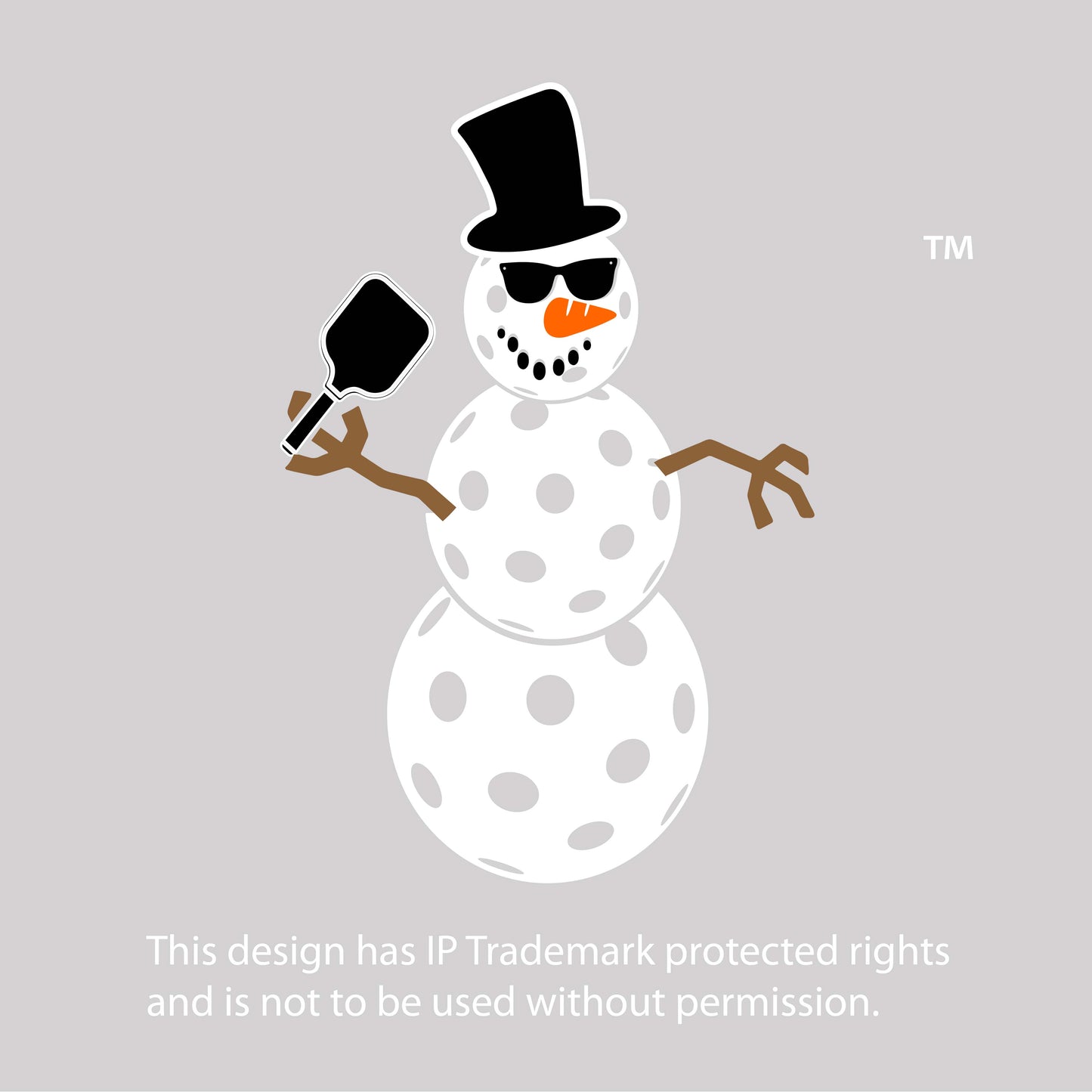 Frosty The Dinking Snowman | Women’s Sleeveless Pickleball Performance T-Shirt | 100% Polyester