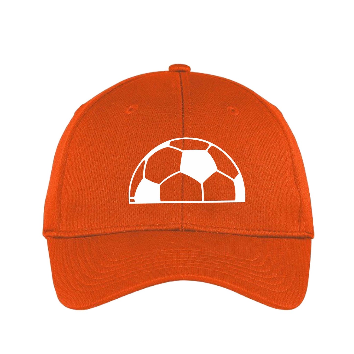 Half Soccer Ball | Soccer Hat | Moisture-Wicking 100% Polyester
