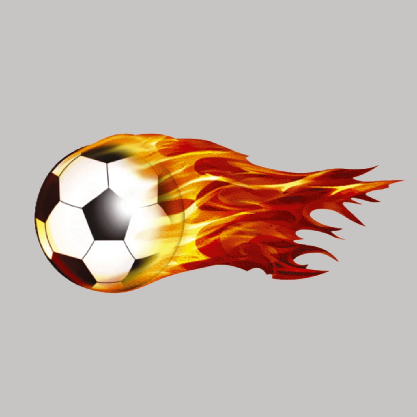 Soccer On Fire | Men's Short Sleeve Soccer T-Shirt | 100% Polyester
