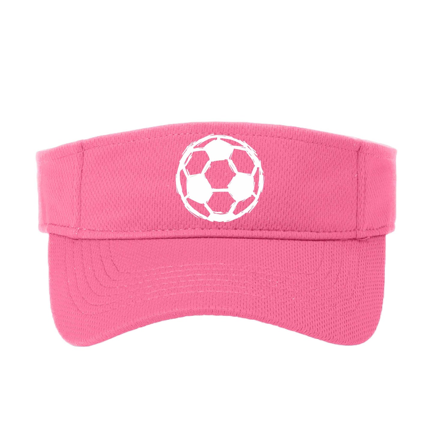 Soccer Sketched | Soccer Visors | Moisture Wicking 100% Polyester