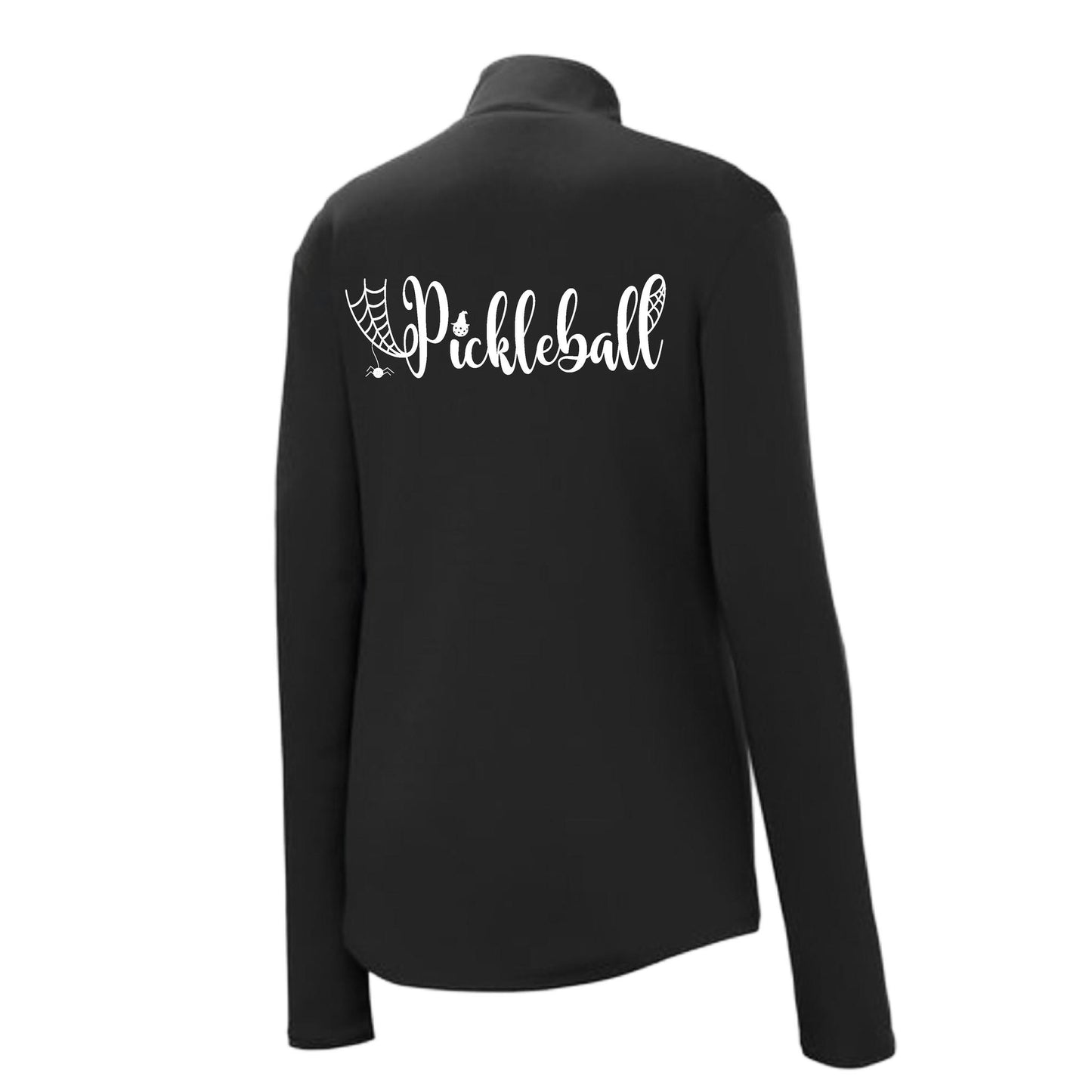Spider Pickleball | Women's 1/4 Zip Pickleball Performance Pullover Shirt | 100% Polyester