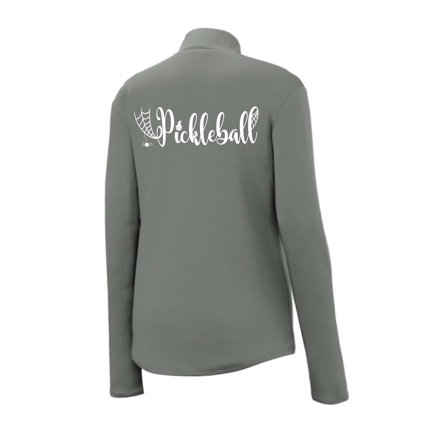 Spider Pickleball | Women's 1/4 Zip Pickleball Performance Pullover Shirt | 100% Polyester
