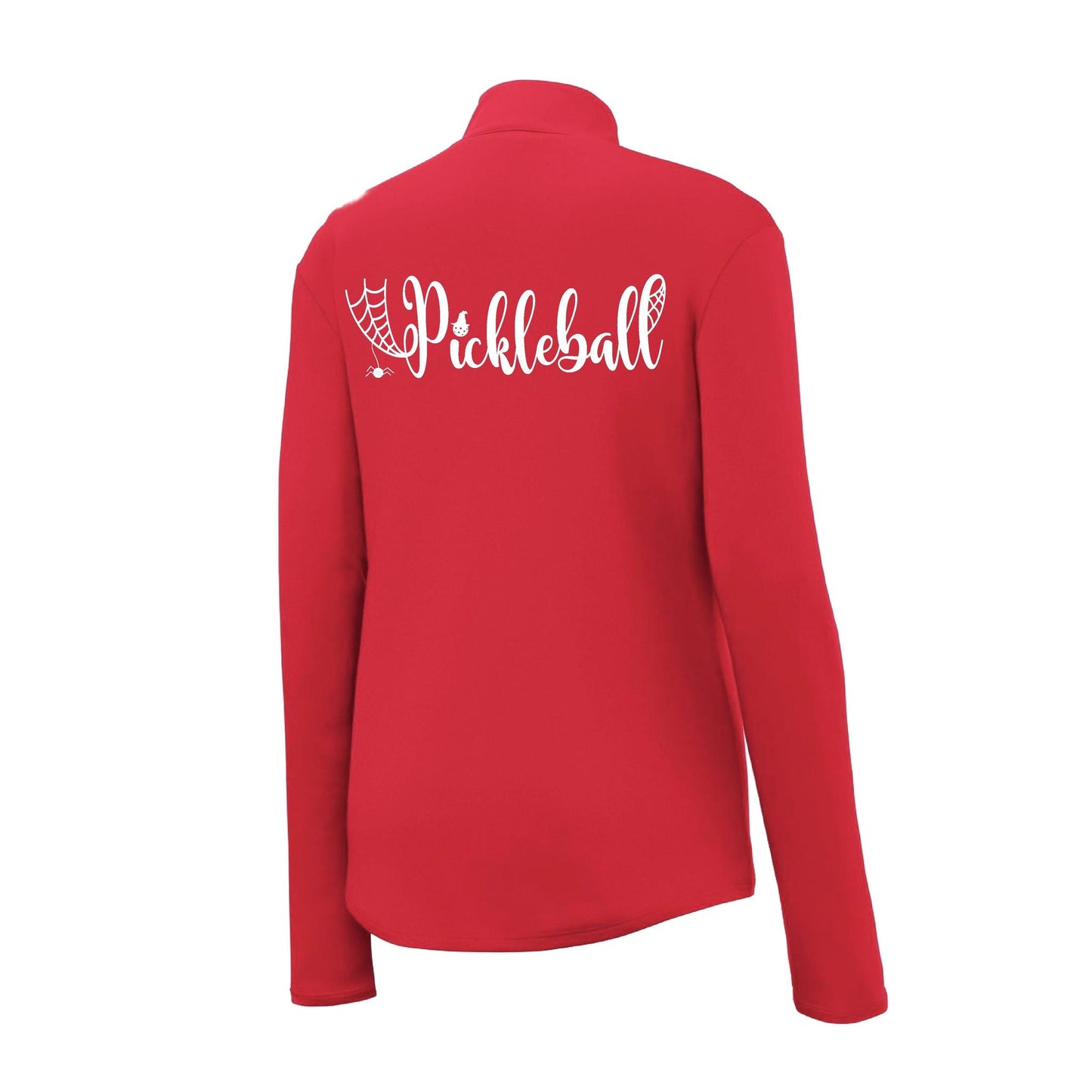 Spider Pickleball | Women's 1/4 Zip Pickleball Performance Pullover Shirt | 100% Polyester