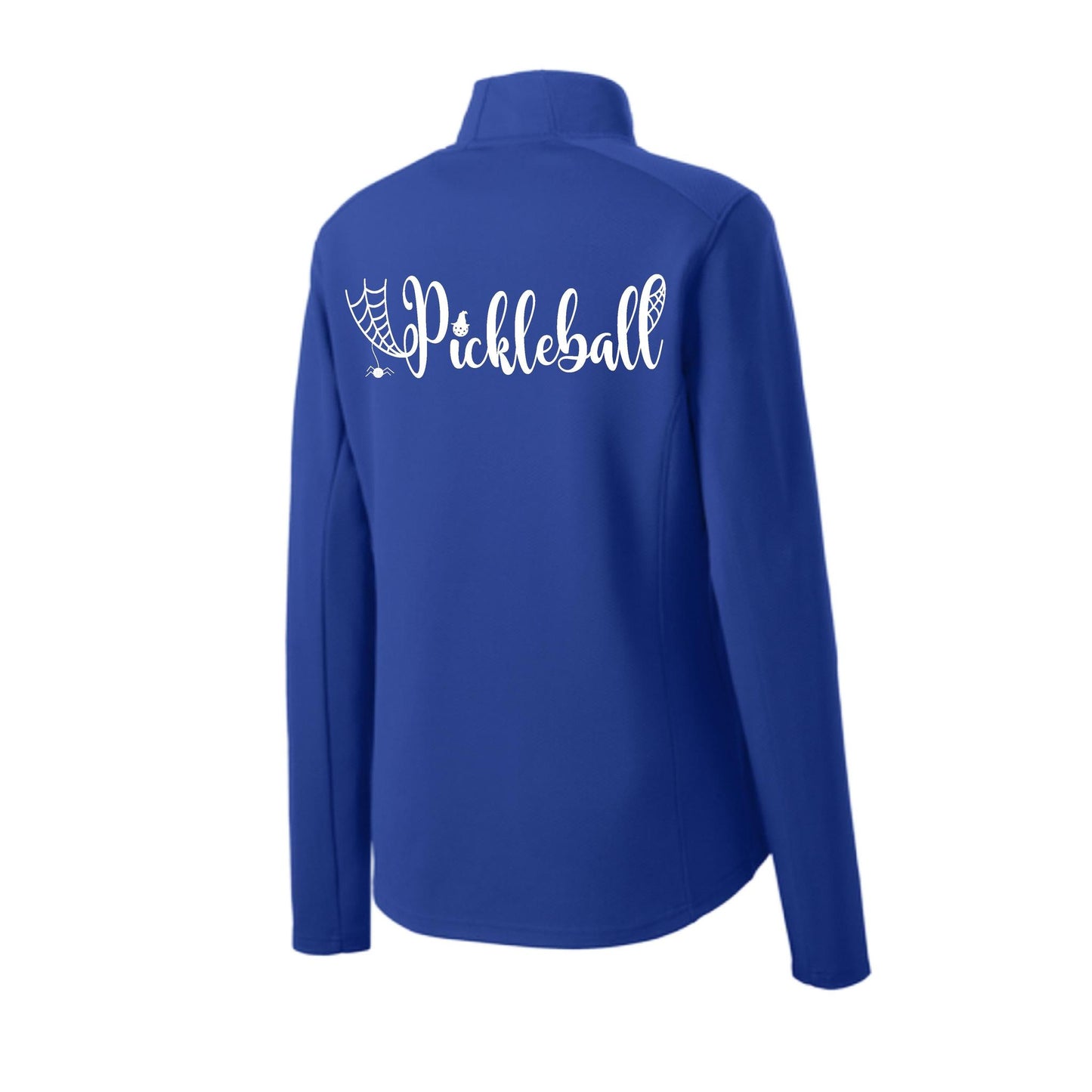 Spider Pickleball | Women's 1/4 Zip Pickleball Performance Pullover Shirt | 100% Polyester