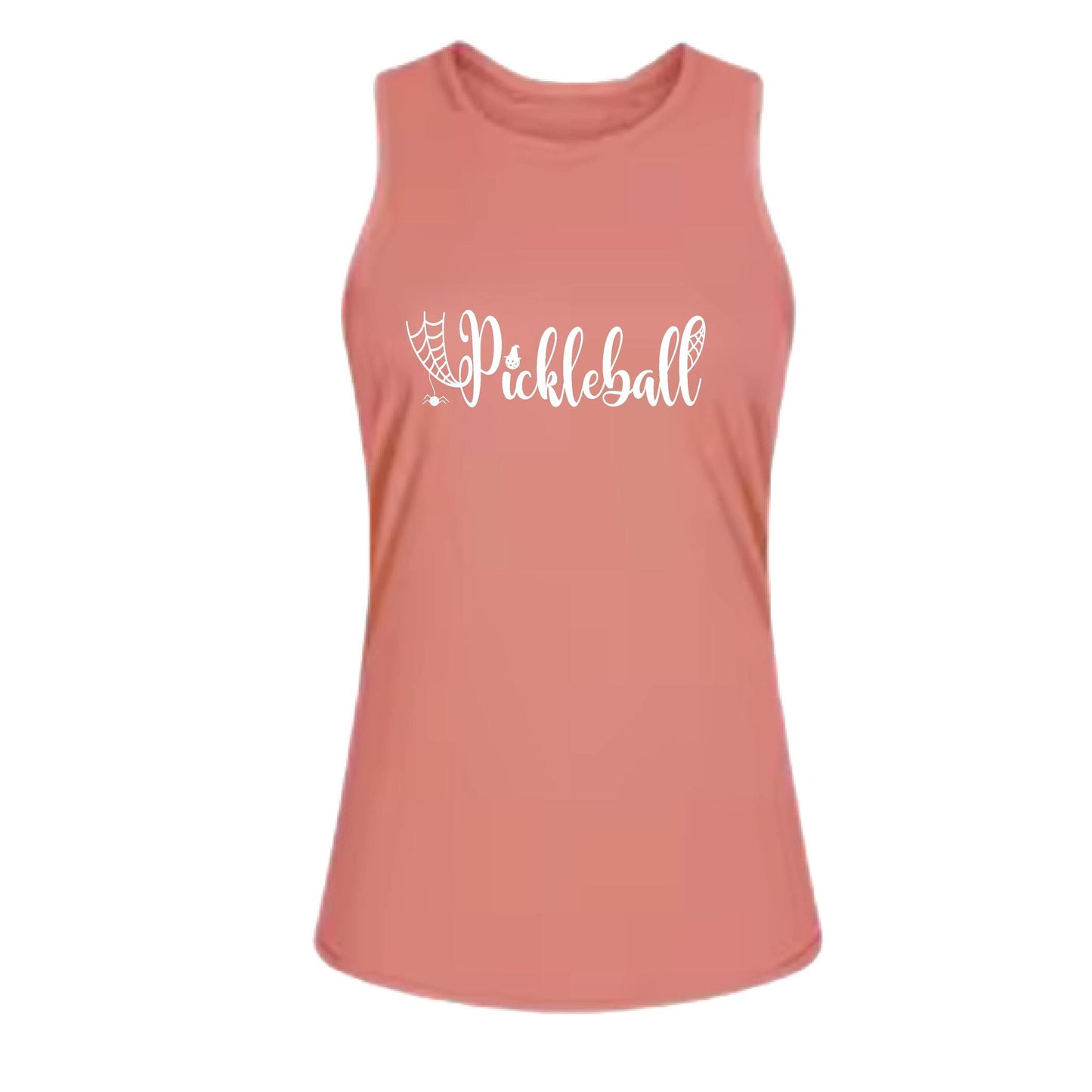 Spider Pickleball | Women's Split Back or Tied Back Pickleball Performance Tank | 80/20 Nylon Spandex Mix