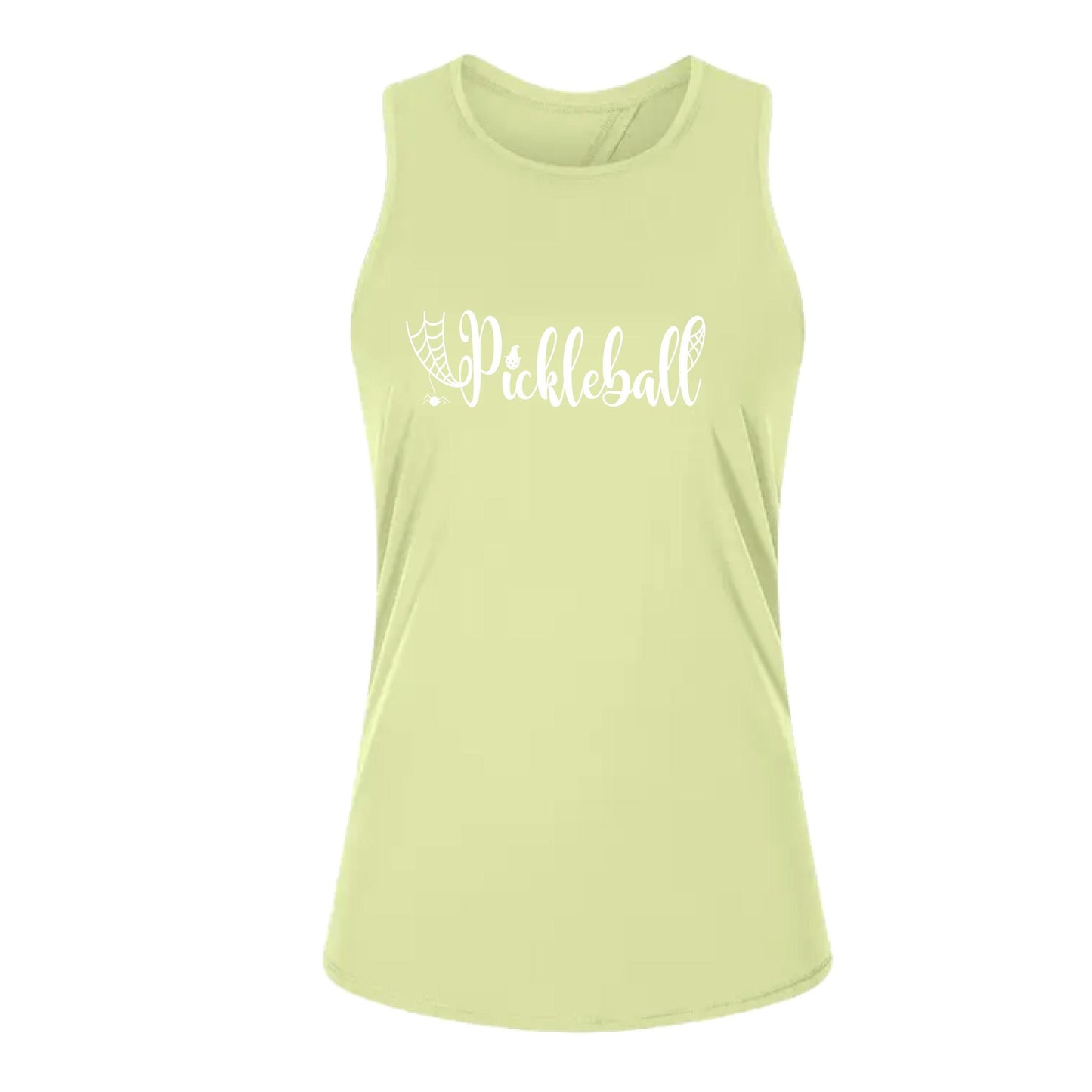 Spider Pickleball | Women's Split Back or Tied Back Pickleball Performance Tank | 80/20 Nylon Spandex Mix