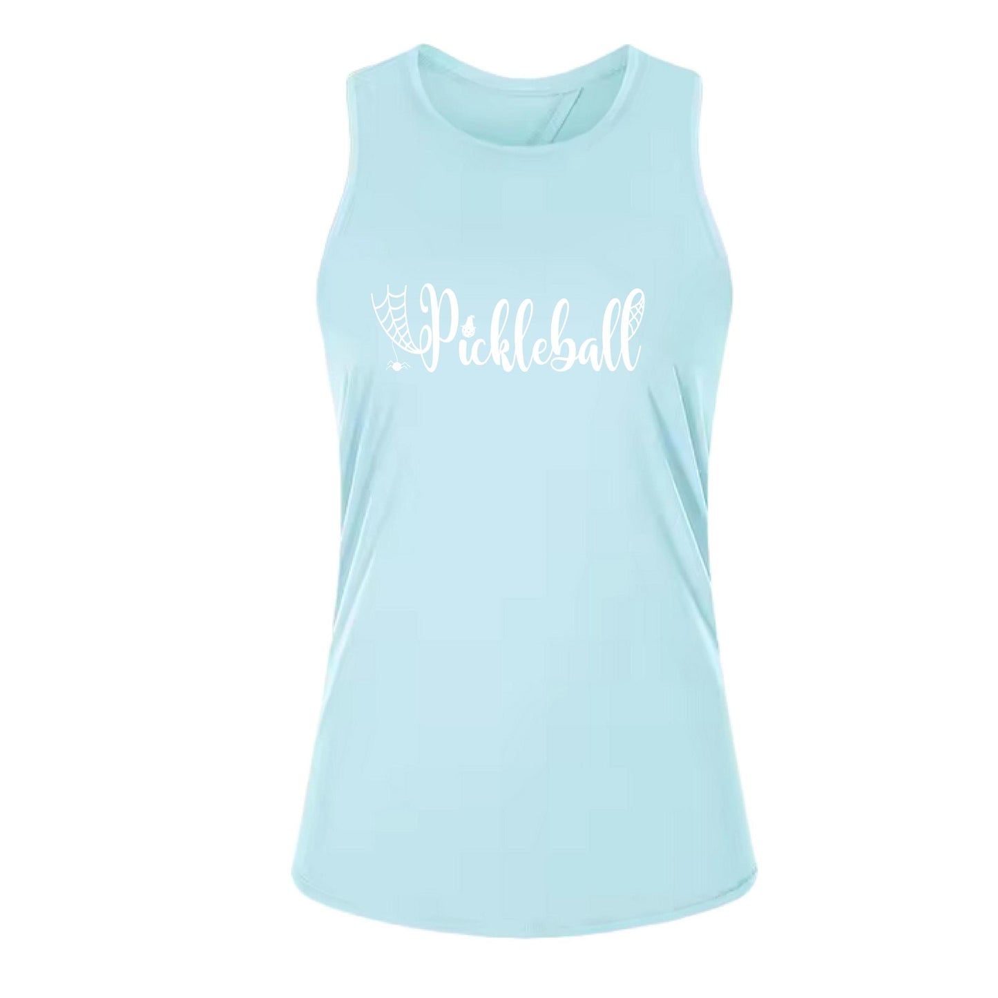 Spider Pickleball | Women's Split Back or Tied Back Pickleball Performance Tank | 80/20 Nylon Spandex Mix