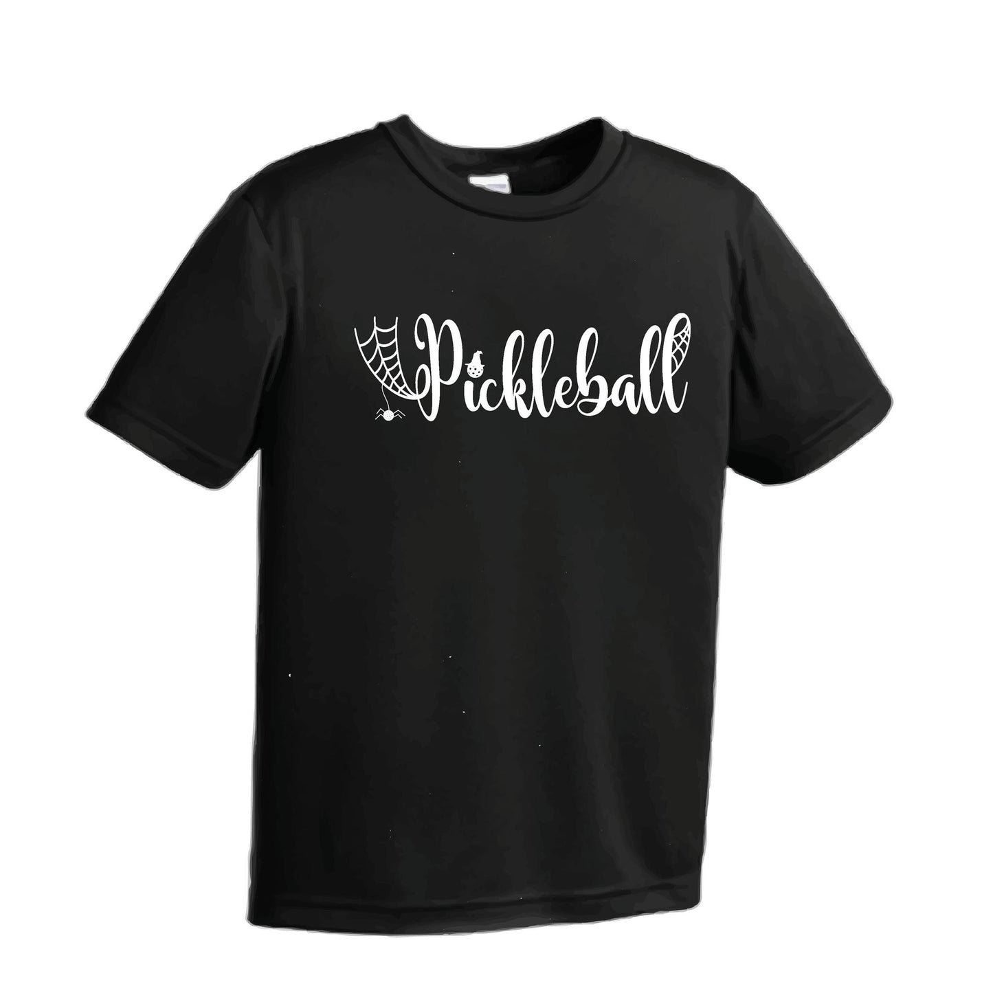 Spider Pickleball | Youth Short Sleeve Pickleball Performance T-Shirts | 100% Polyester