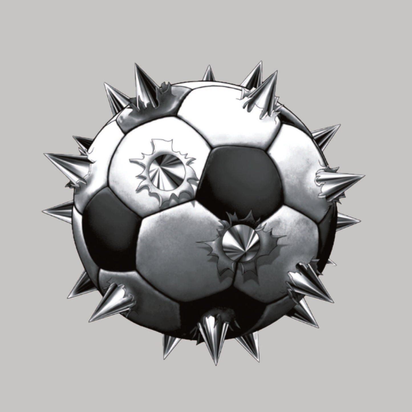 Spiked Soccer | Unisex Hoodie Athletic Soccer Sweatshirt | 50% Cotton/50% Polyester