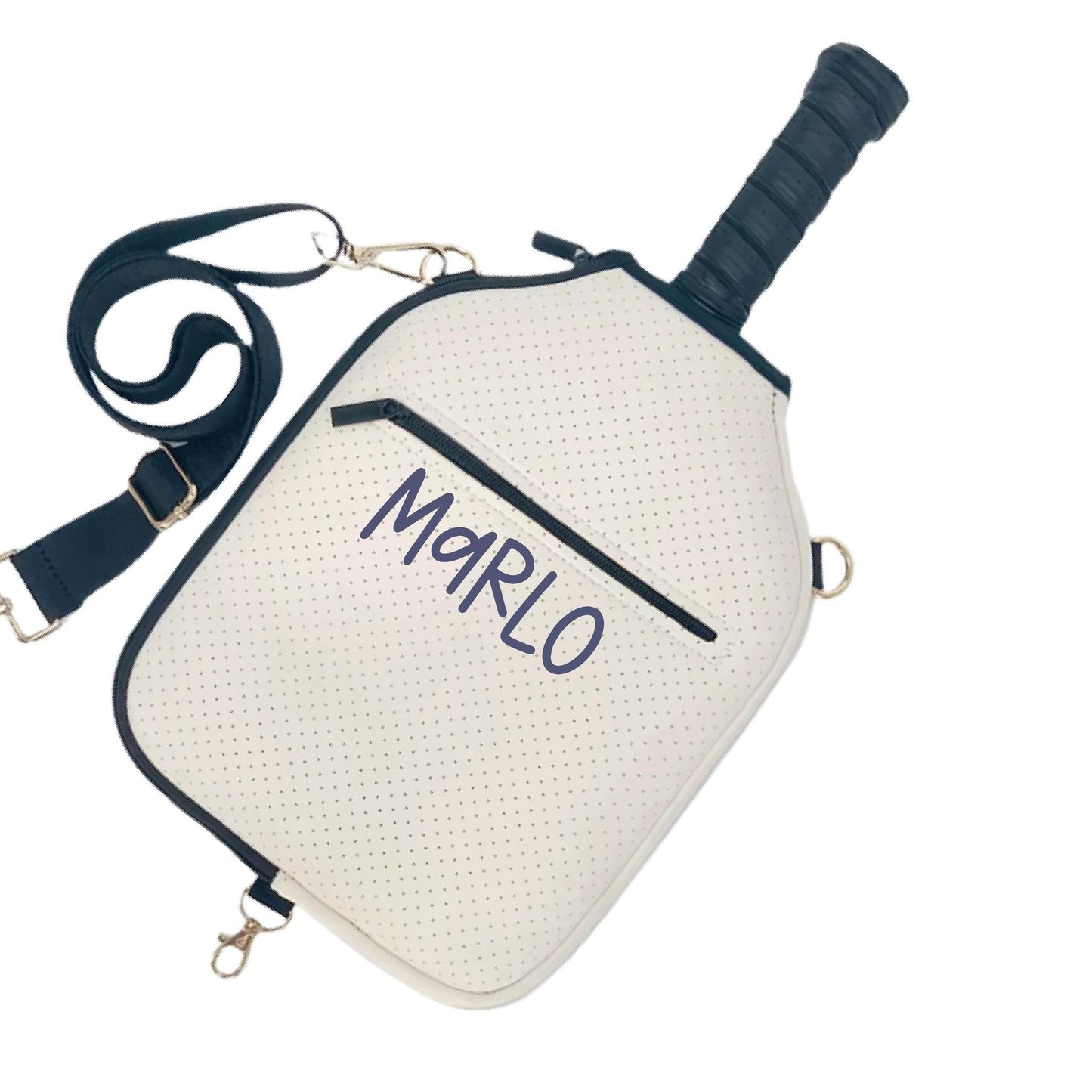 "Stealthy" Pickleball Paddle Cover With Zippered Pouch | Personalized Pickleball Paddle Cover | Court Paddle Cover