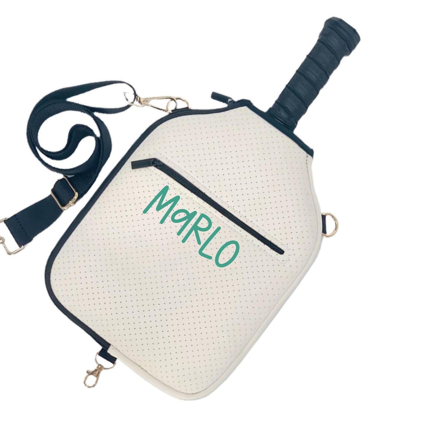"Stealthy" Pickleball Paddle Cover With Zippered Pouch | Personalized Pickleball Paddle Cover | Court Paddle Cover