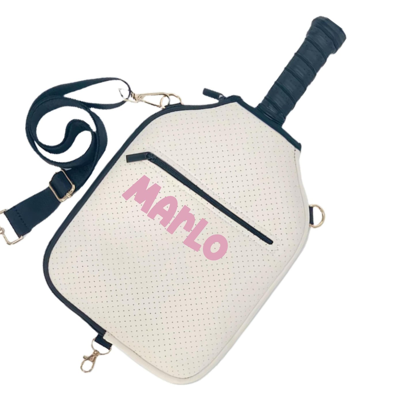 "Stealthy" Pickleball Paddle Cover With Zippered Pouch | Personalized Pickleball Paddle Cover | Court Paddle Cover