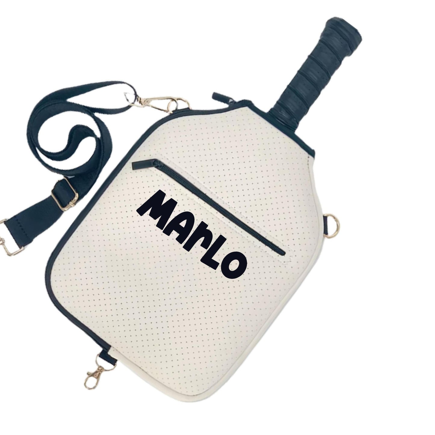 "Stealthy" Pickleball Paddle Cover With Zippered Pouch | Personalized Pickleball Paddle Cover | Court Paddle Cover