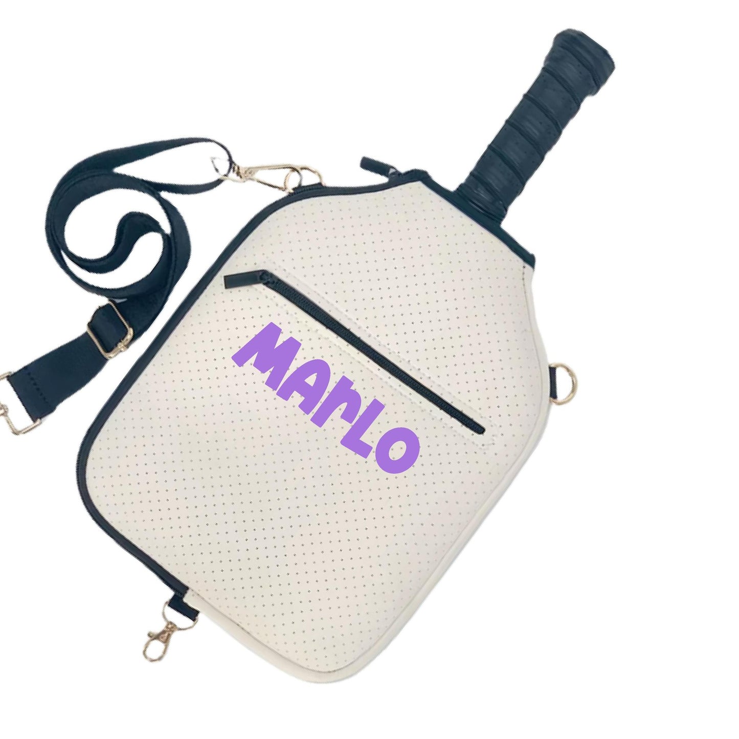 "Stealthy" Pickleball Paddle Cover With Zippered Pouch | Personalized Pickleball Paddle Cover | Court Paddle Cover