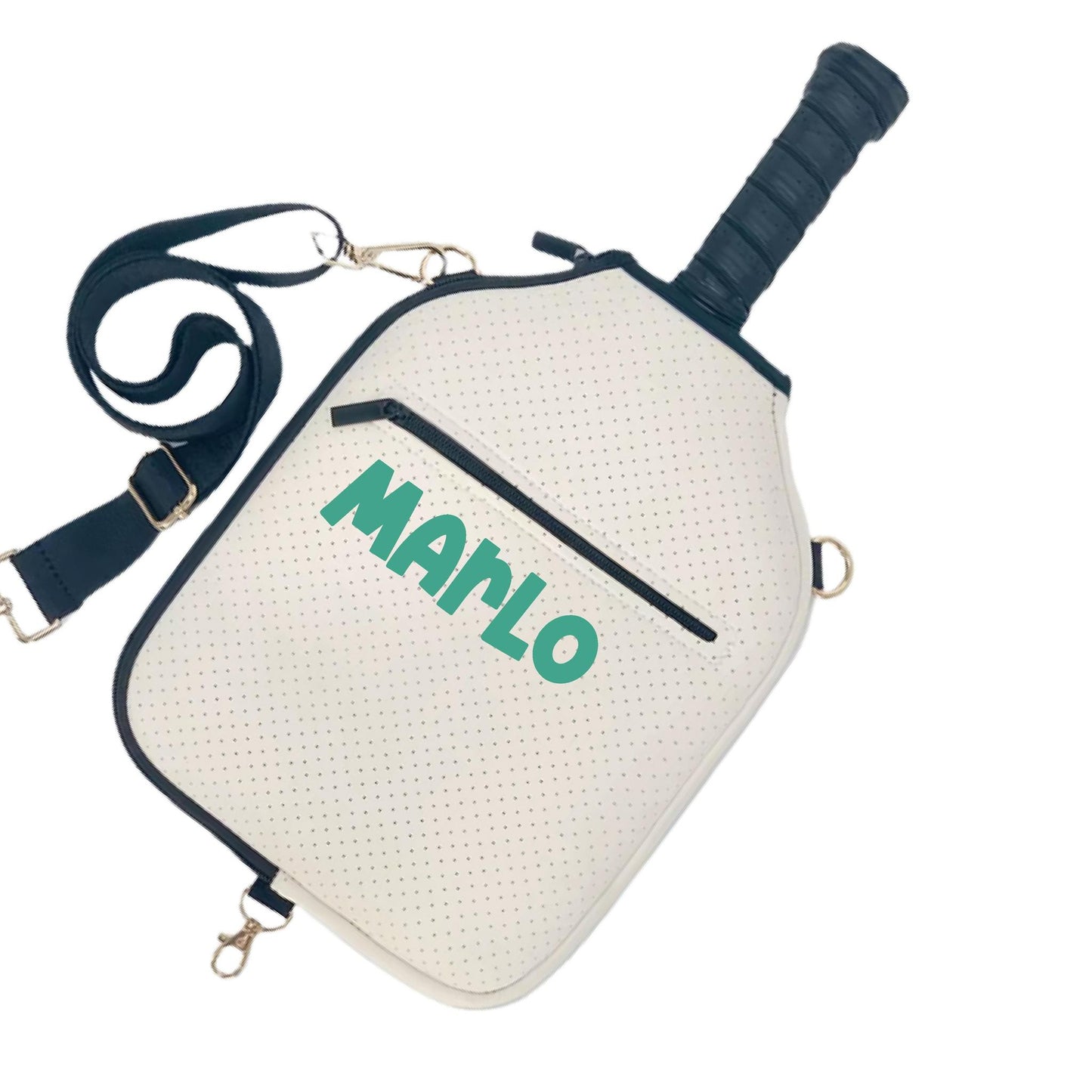 "Stealthy" Pickleball Paddle Cover With Zippered Pouch | Personalized Pickleball Paddle Cover | Court Paddle Cover