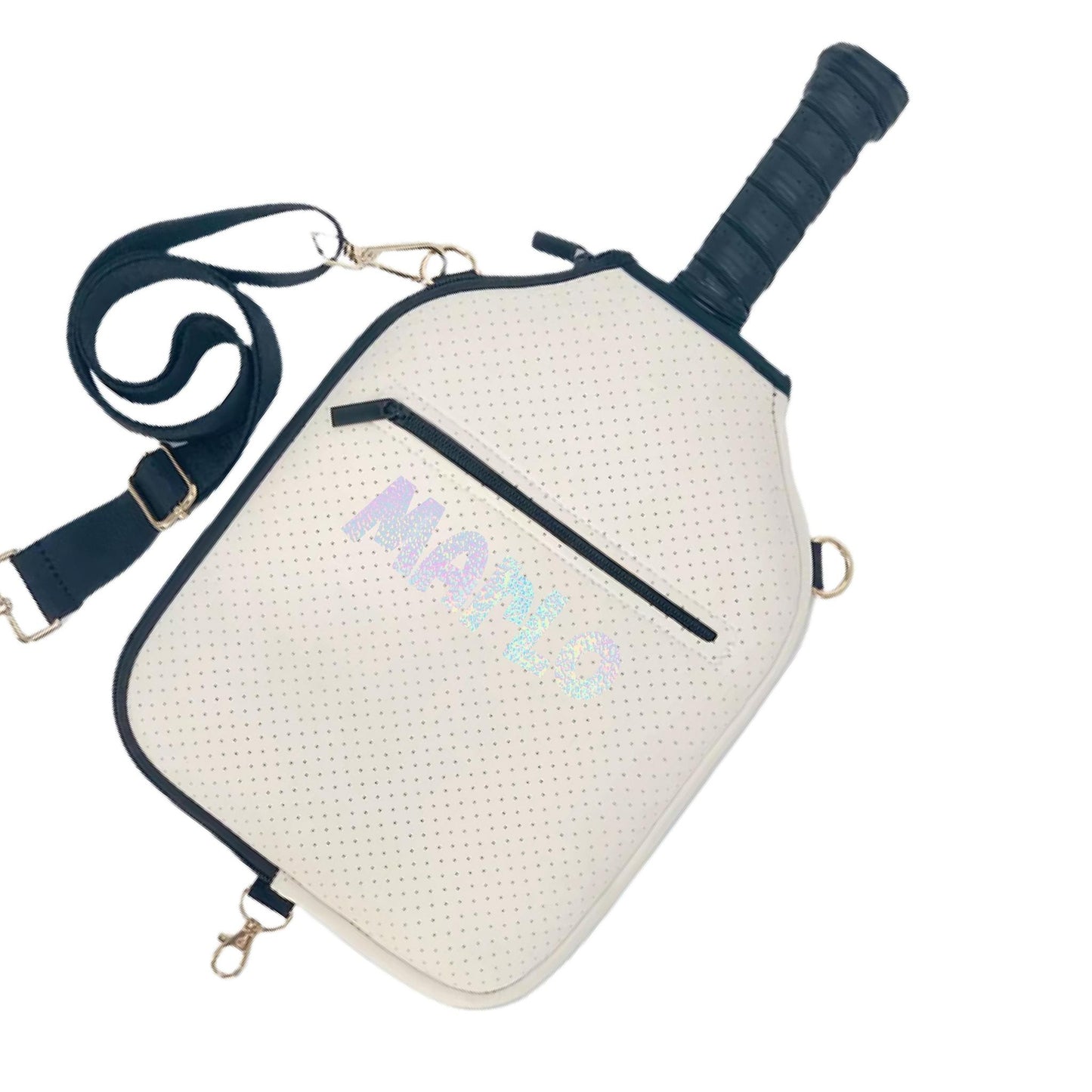 "Stealthy" Pickleball Paddle Cover With Zippered Pouch | Personalized Pickleball Paddle Cover | Court Paddle Cover