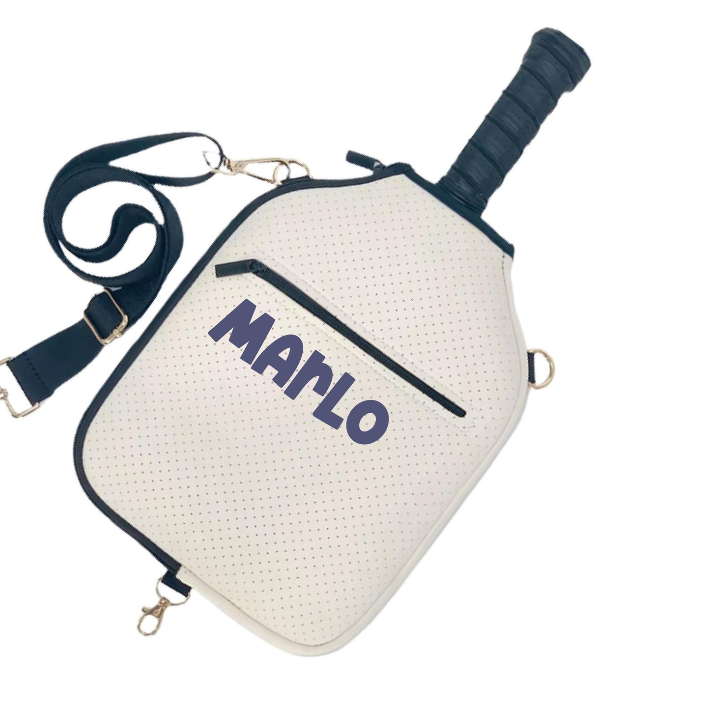 "Stealthy" Pickleball Paddle Cover With Zippered Pouch | Personalized Pickleball Paddle Cover | Court Paddle Cover