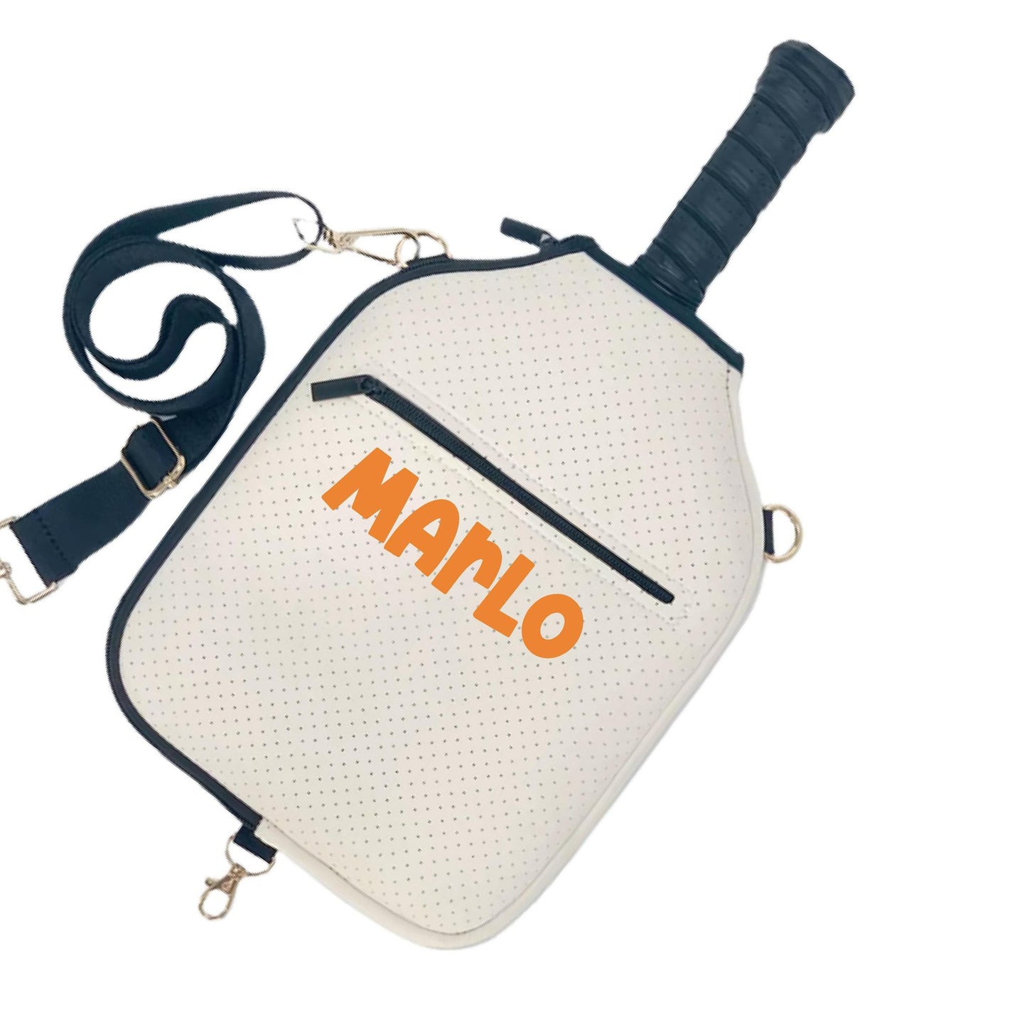 "Stealthy" Pickleball Paddle Cover With Zippered Pouch | Personalized Pickleball Paddle Cover | Court Paddle Cover