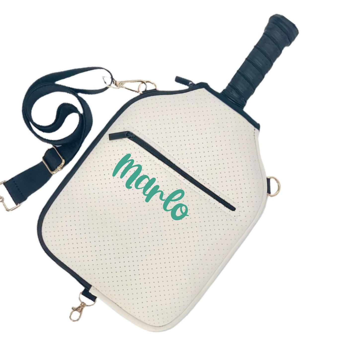 "Stealthy" Pickleball Paddle Cover With Zippered Pouch | Personalized Pickleball Paddle Cover | Court Paddle Cover