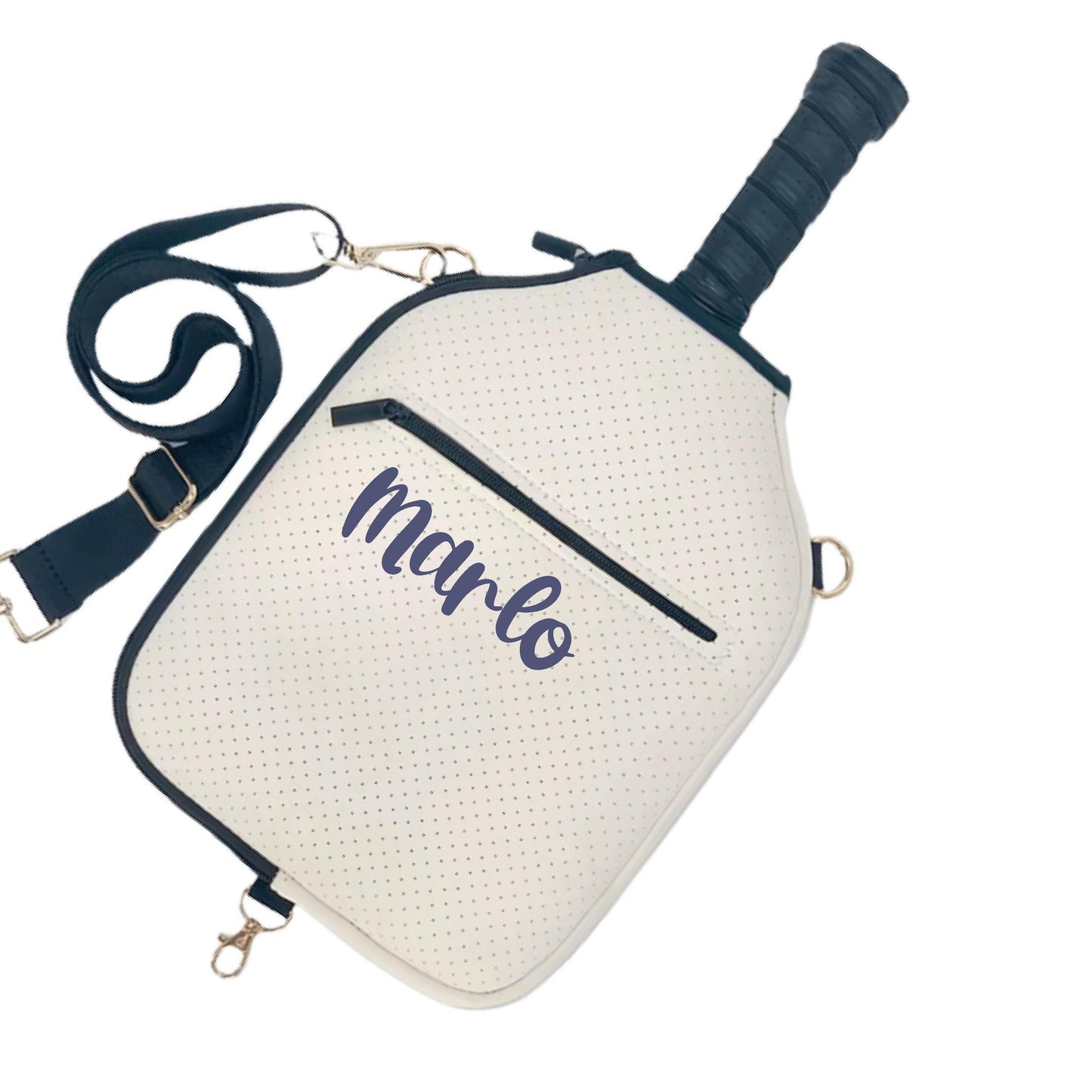 "Stealthy" Pickleball Paddle Cover With Zippered Pouch | Personalized Pickleball Paddle Cover | Court Paddle Cover