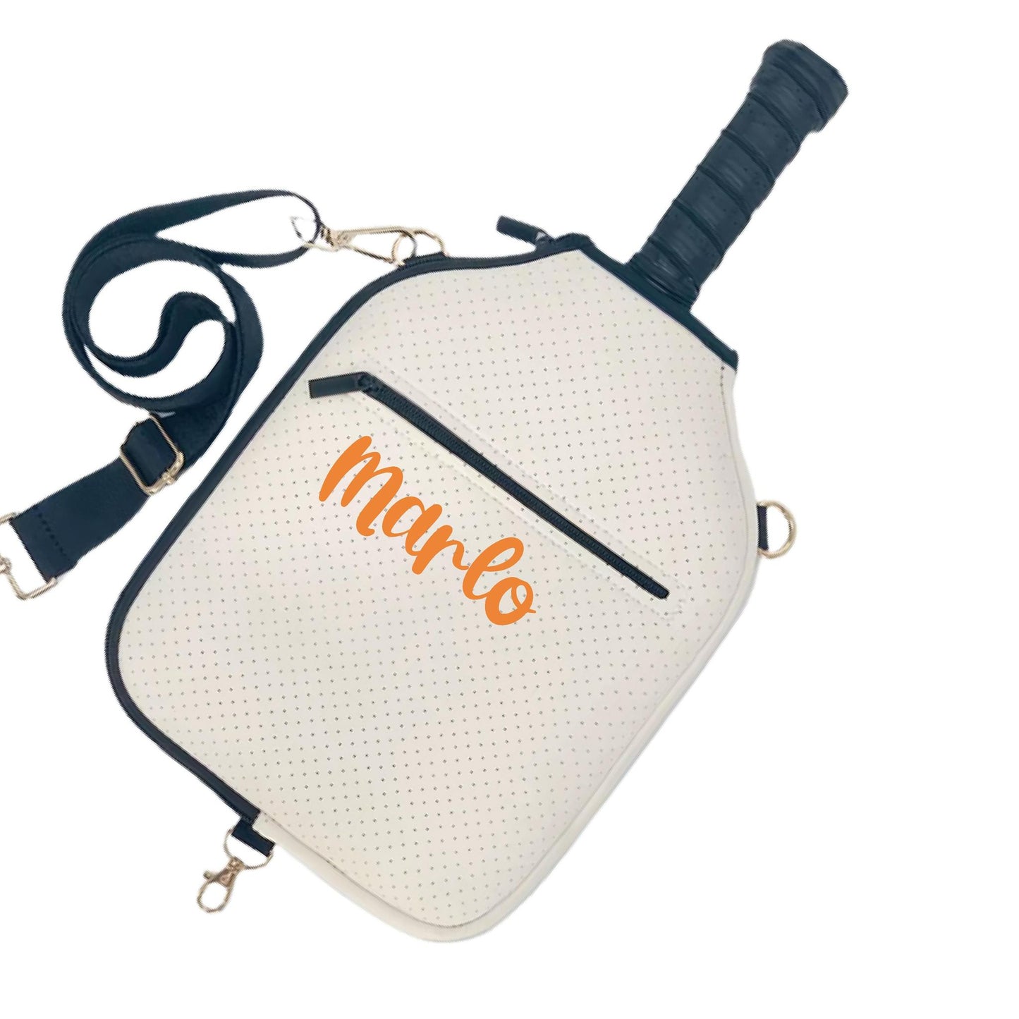 "Stealthy" Pickleball Paddle Cover With Zippered Pouch | Personalized Pickleball Paddle Cover | Court Paddle Cover