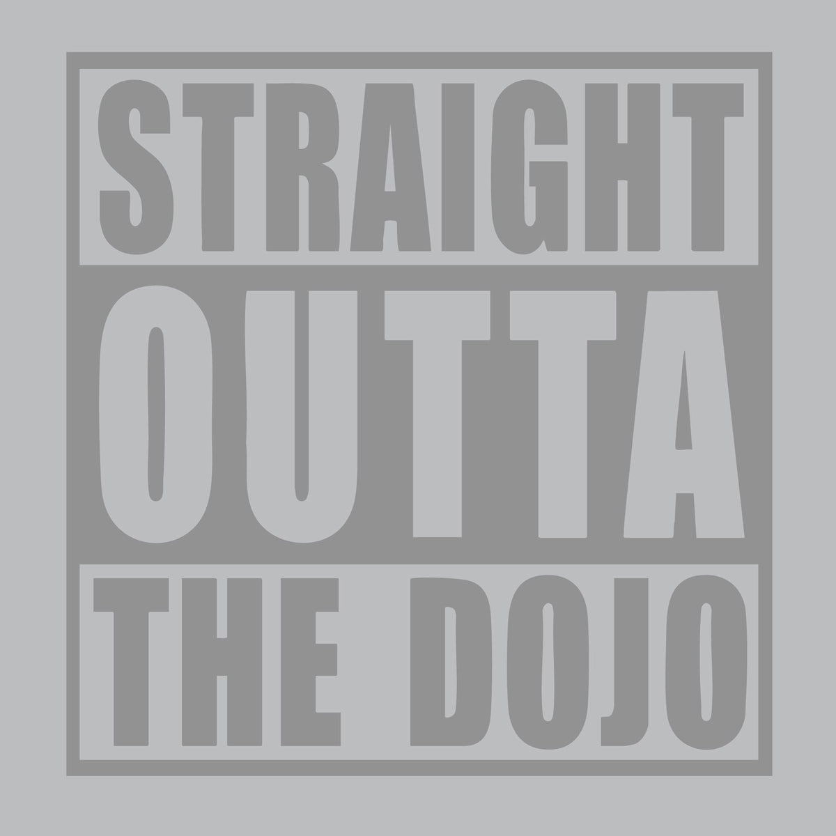 Straight Otta the Dojo | Unisex Hoodie Athletic Karate Sweatshirt | 50% Cotton/50% Polyester
