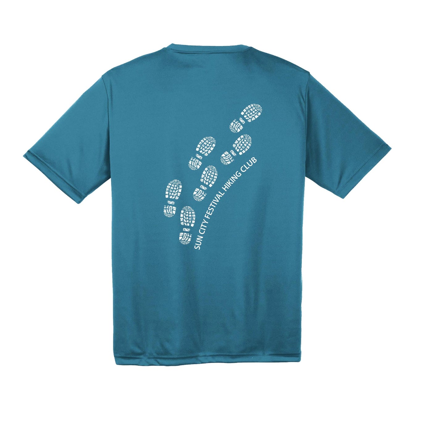 Sun City Festival Hiking Club | Men's Short Sleeve Athletic Performance T-Shirt | 100% Polyester
