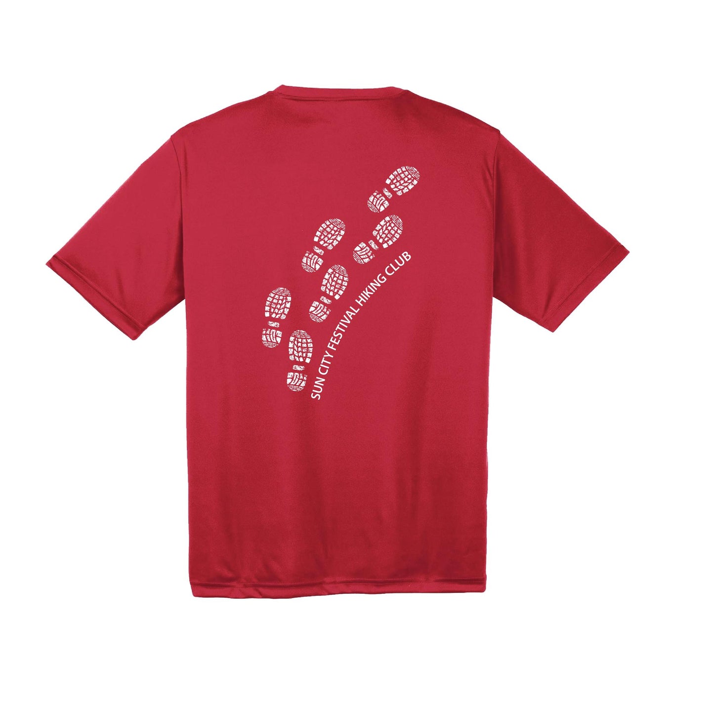 Sun City Festival Hiking Club | Men's Short Sleeve Athletic Performance T-Shirt | 100% Polyester