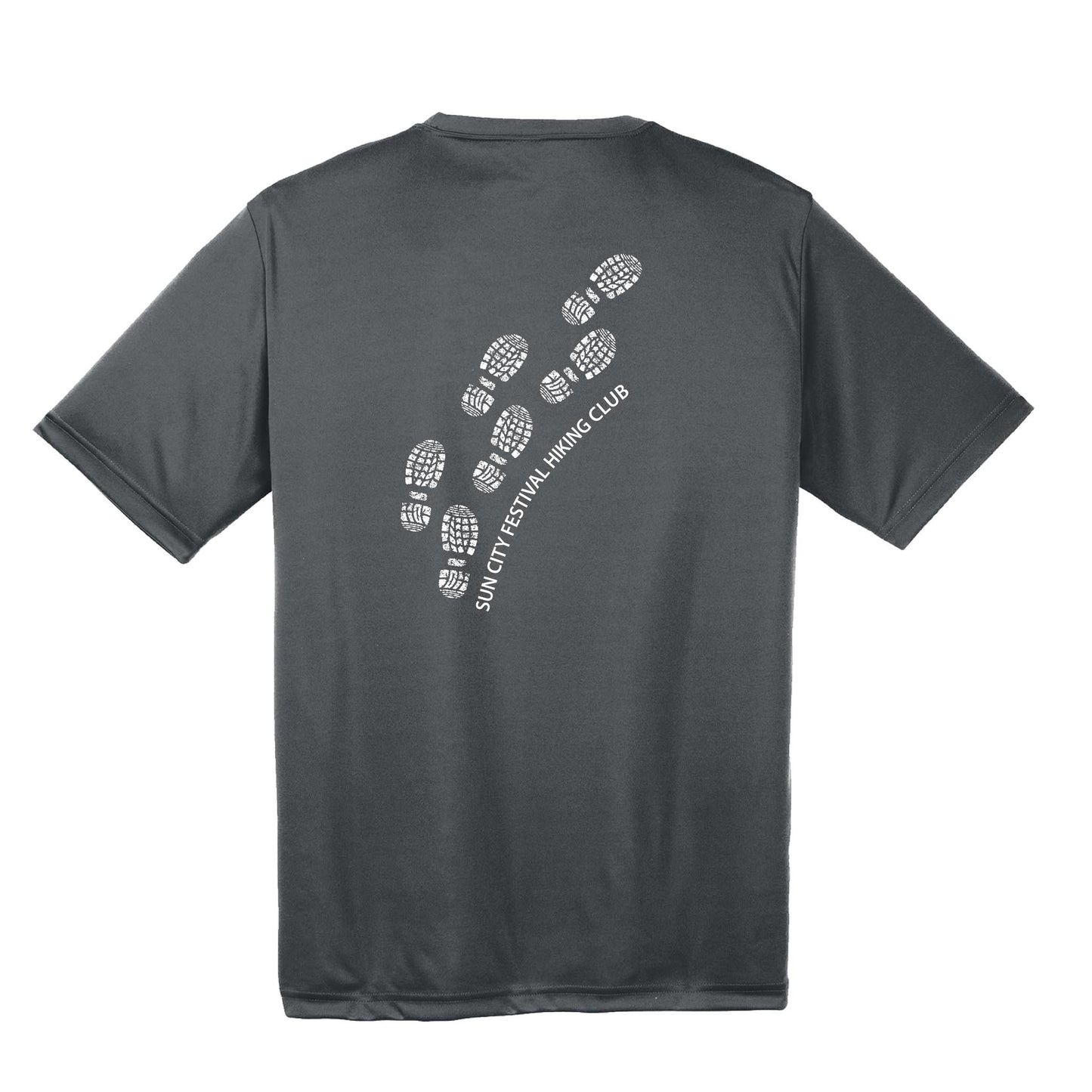 Sun City Festival Hiking Club | Men's Short Sleeve Athletic Performance T-Shirt | 100% Polyester