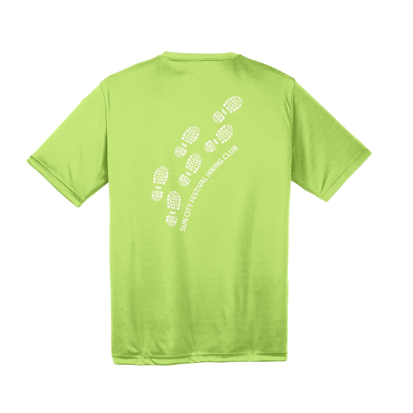 Sun City Festival Hiking Club | Men's Short Sleeve Athletic Performance T-Shirt | 100% Polyester